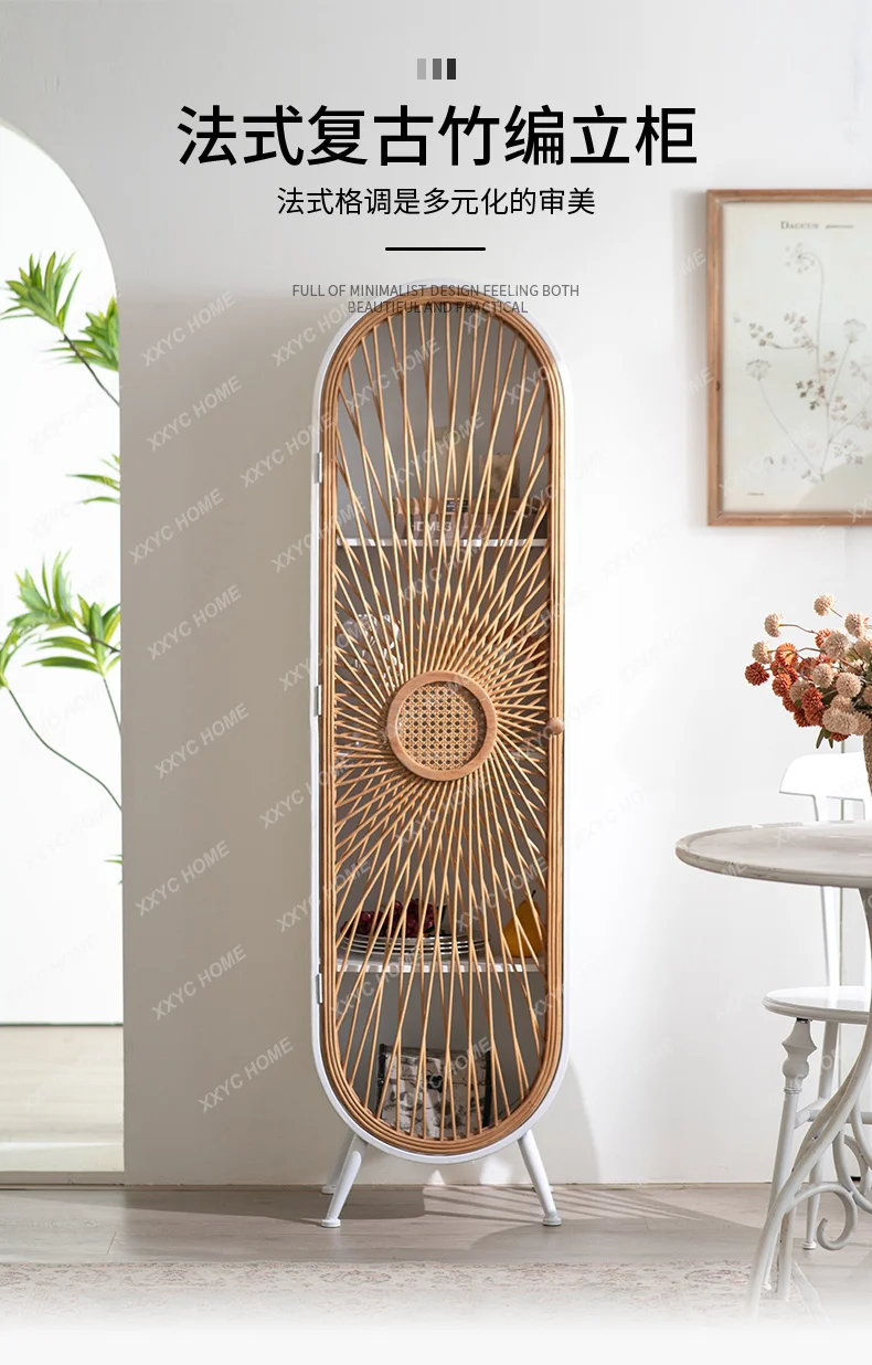 X40 Wabi Sanfeng EntranceBamboo Wood Homestay Decorative TV Side Cabinet Standing Cabinet Wrought Iron Storage
X40 Wabi Sanfeng EntranceBamboo Wood Homestay Decorative TV Side Cabinet Standing Cabinet Wrought Iron Storage