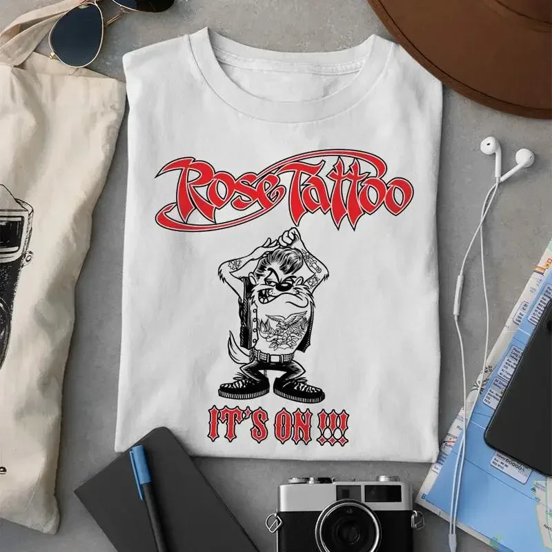 Rose Tattoo rock band It's OK T shirt White All Sizes 1U1130
Rose Tattoo rock band It's OK T shirt White All Sizes 1U1130