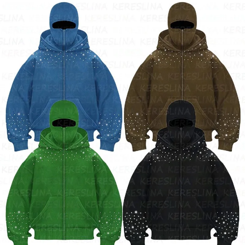 European and American new street trend double hat design sense hooded cardigan autumn and winter unisex loose Y2K sweatshirt
European and American new street trend double hat design sense hooded cardigan autumn and winter unisex loose Y2K sweatshirt