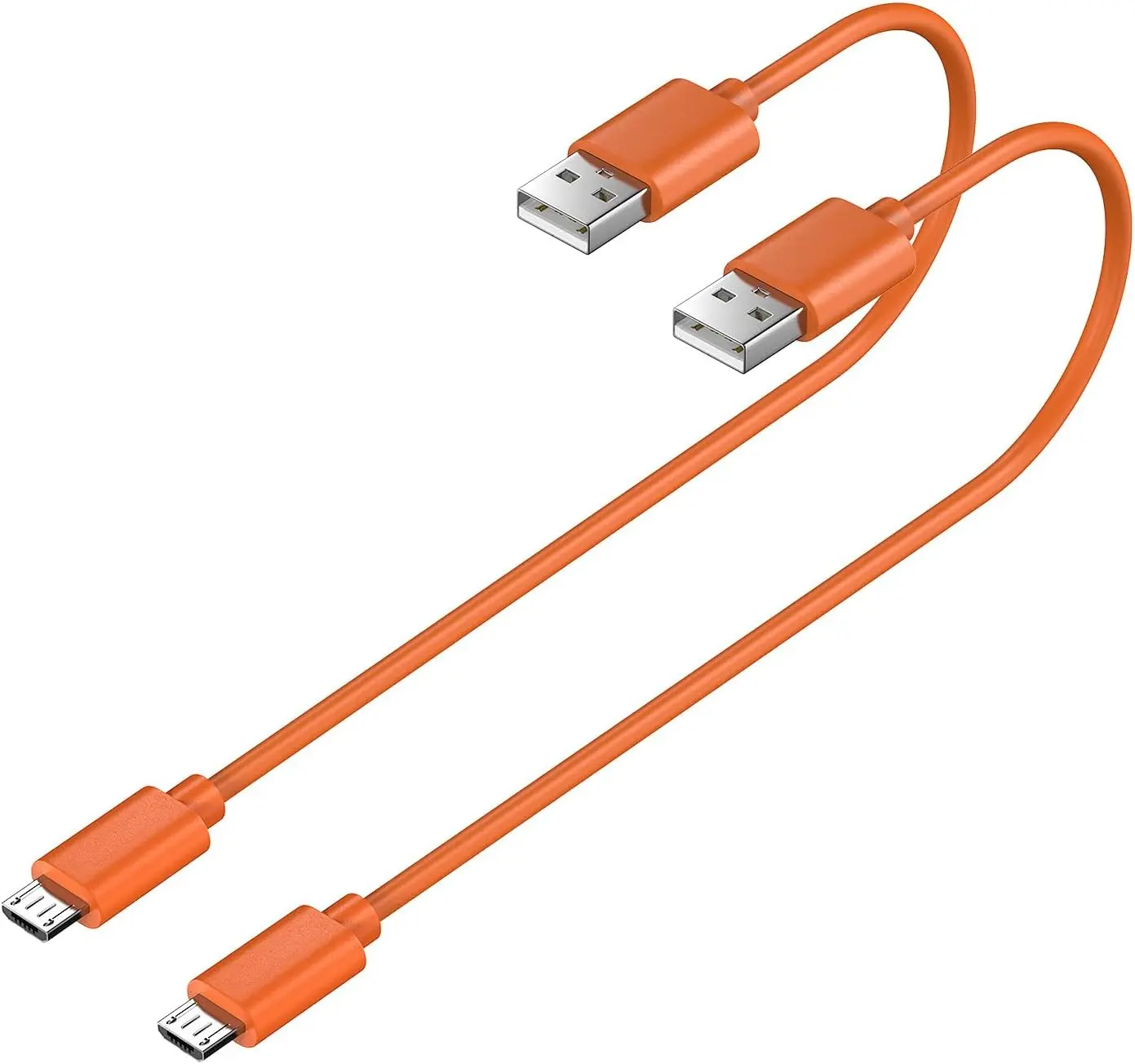 2-Pack Micro USB Charging Cable 1.6ft for Ring Video Doorbell 2/3/3 Plus/4 Pro/Plus and Camera Battery
2-Pack Micro USB Charging Cable 1.6ft for Ring Video Doorbell 2/3/3 Plus/4 Pro/Plus and Camera Battery