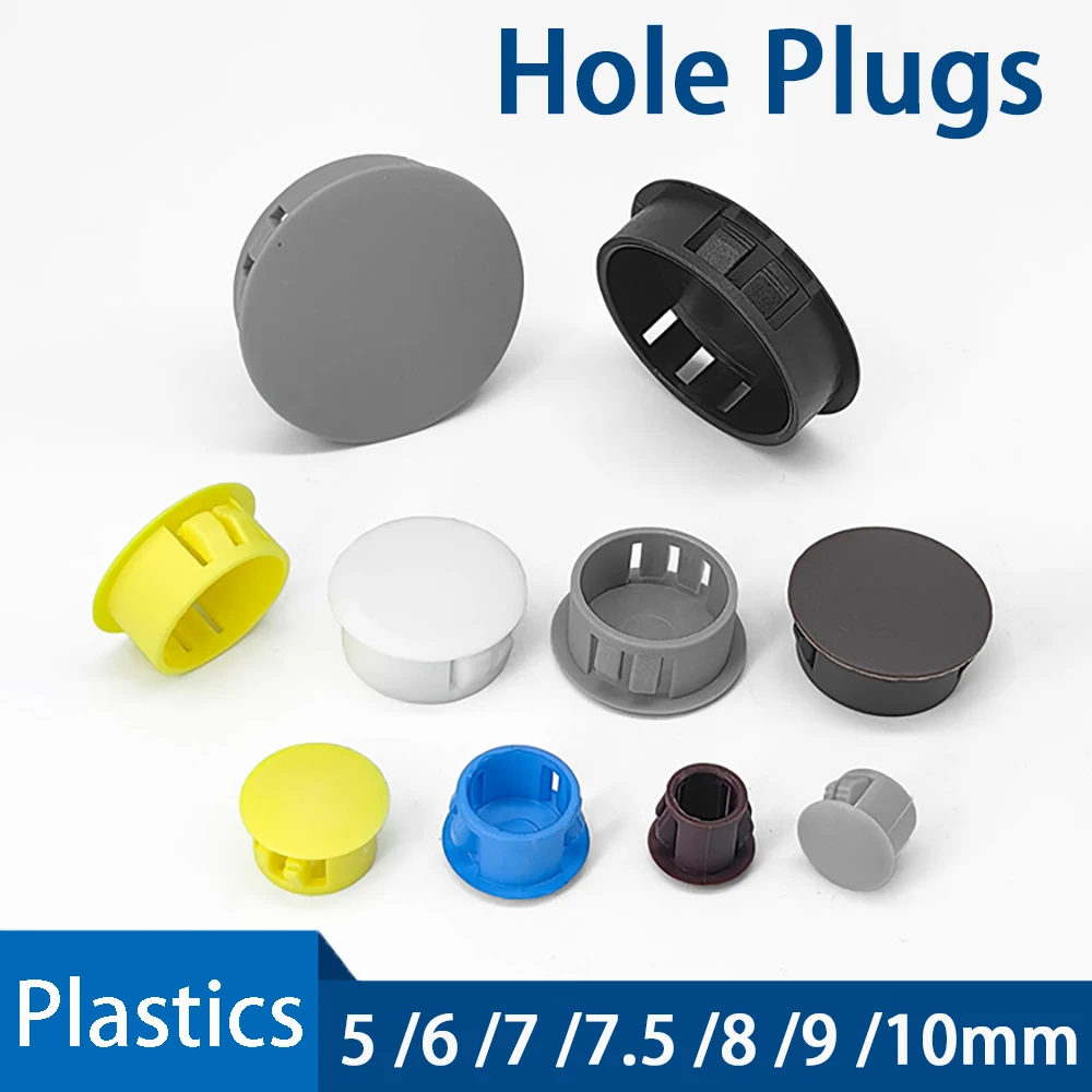 1-100Pcs Snap-on Hole Plug 5 6 7 7.5 8 9 10 mm Round Nylon Plastics Blanking End Caps Tube Pipe Inserts Plug Bung
1-100Pcs Snap-on Hole Plug 5 6 7 7.5 8 9 10 mm Round Nylon Plastics Blanking End Caps Tube Pipe Inserts Plug Bung