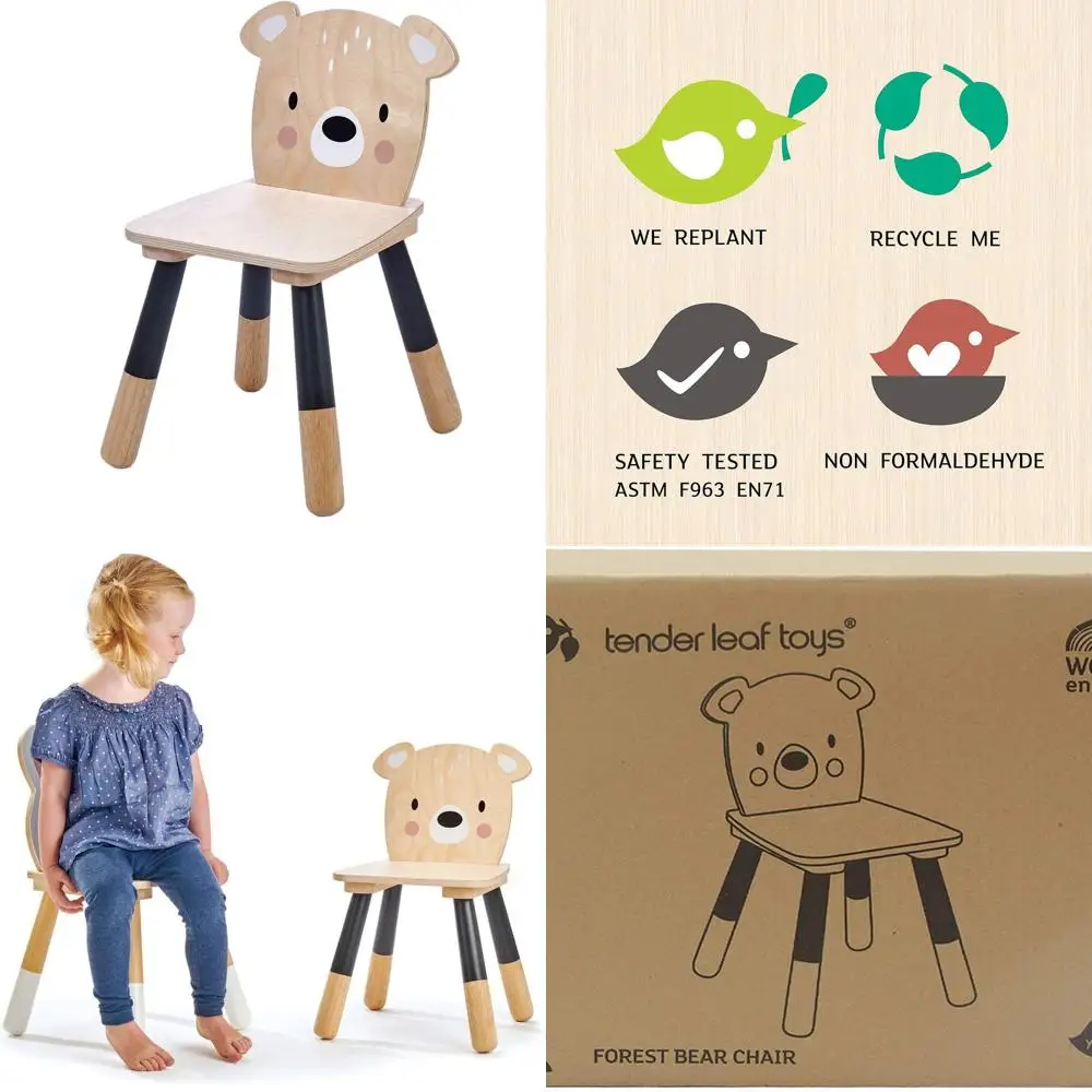 Набор столов и стульев Delightful Kids Art — дизайн «Лесной медведь», качество премиум-класса для детей от 3 лет
Набор столов и стульев Delightful Kids Art — дизайн «Лесной медведь», качество премиум-класса для детей от 3 лет