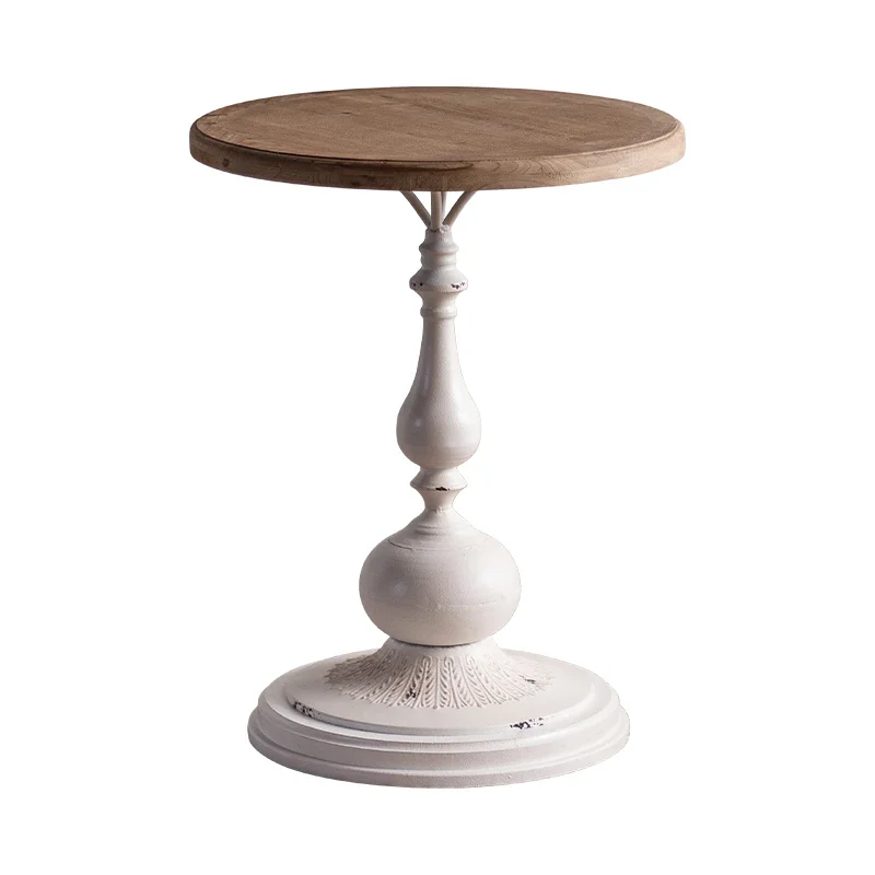 American retro old sofa solid wood edge few hotel living room small coffee table balcony creative leisure small round table
American retro old sofa solid wood edge few hotel living room small coffee table balcony creative leisure small round table