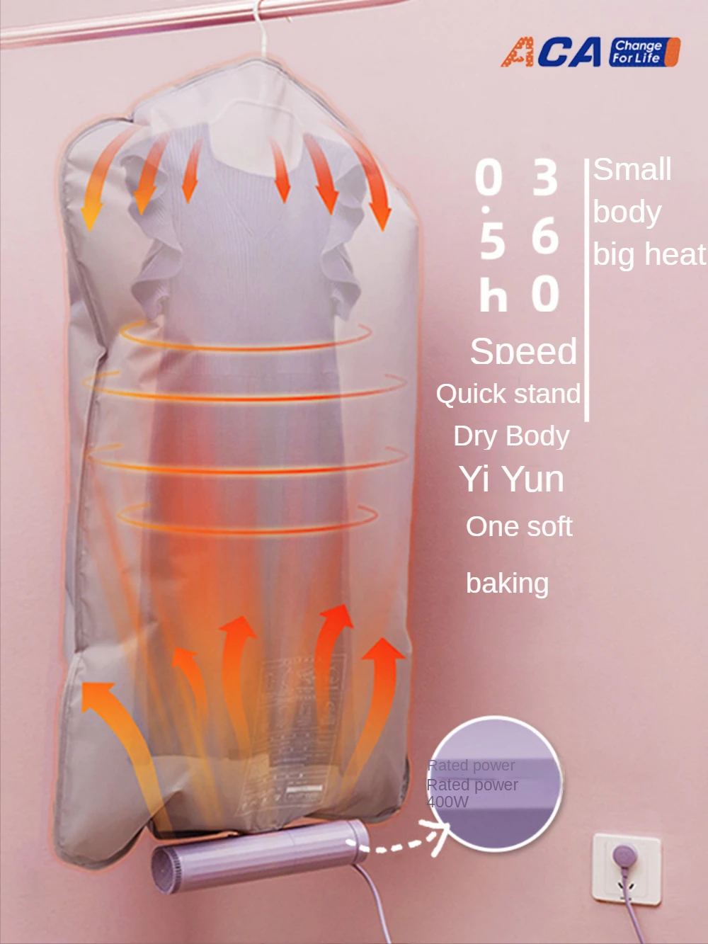 Portable Dryer 400W Portable Clothes Dryer, Travel Portable Dryer Machine for Clothes with Timer,Mini Dryer for Apartments,Dorms
Portable Dryer 400W Portable Clothes Dryer, Travel Portable Dryer Machine for Clothes with Timer,Mini Dryer for Apartments,Dorms