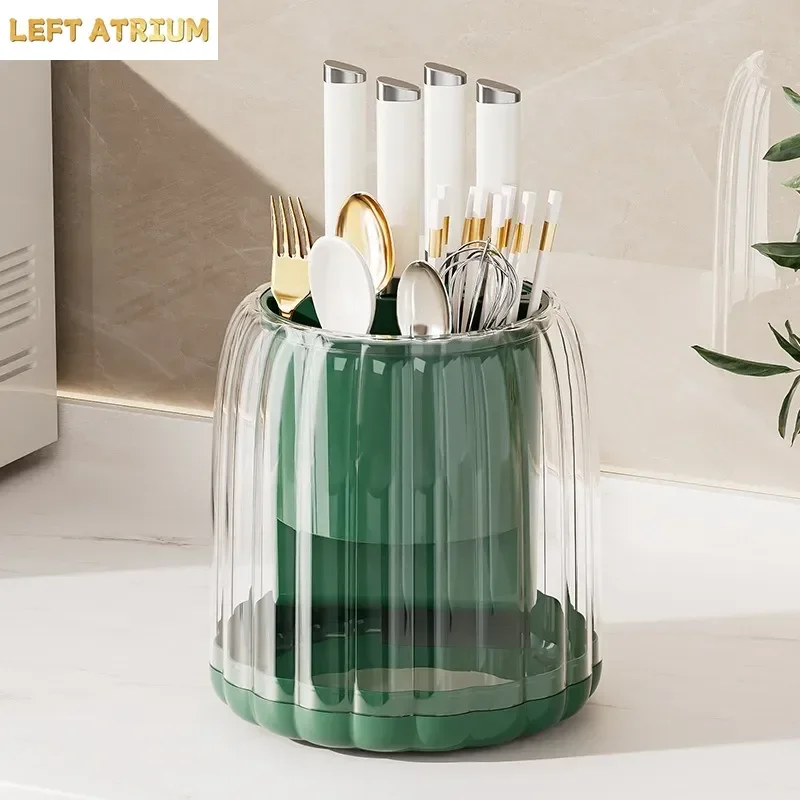 Rotating Knife Holder Kitchen Multifunctional Chopsticks Spoon Knife Partition Drain Storage Rack Storage Rack
Rotating Knife Holder Kitchen Multifunctional Chopsticks Spoon Knife Partition Drain Storage Rack Storage Rack