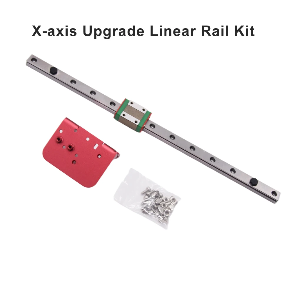 CR10/Ender 3 Upgrade Linear Rail Slide Kit 310mm/375mm With Backplate bracket For Ender 3 V2/Ender 3 Pro/ CR10s 3D Printer Frame
CR10/Ender 3 Upgrade Linear Rail Slide Kit 310mm/375mm With Backplate bracket For Ender 3 V2/Ender 3 Pro/ CR10s 3D Printer Frame