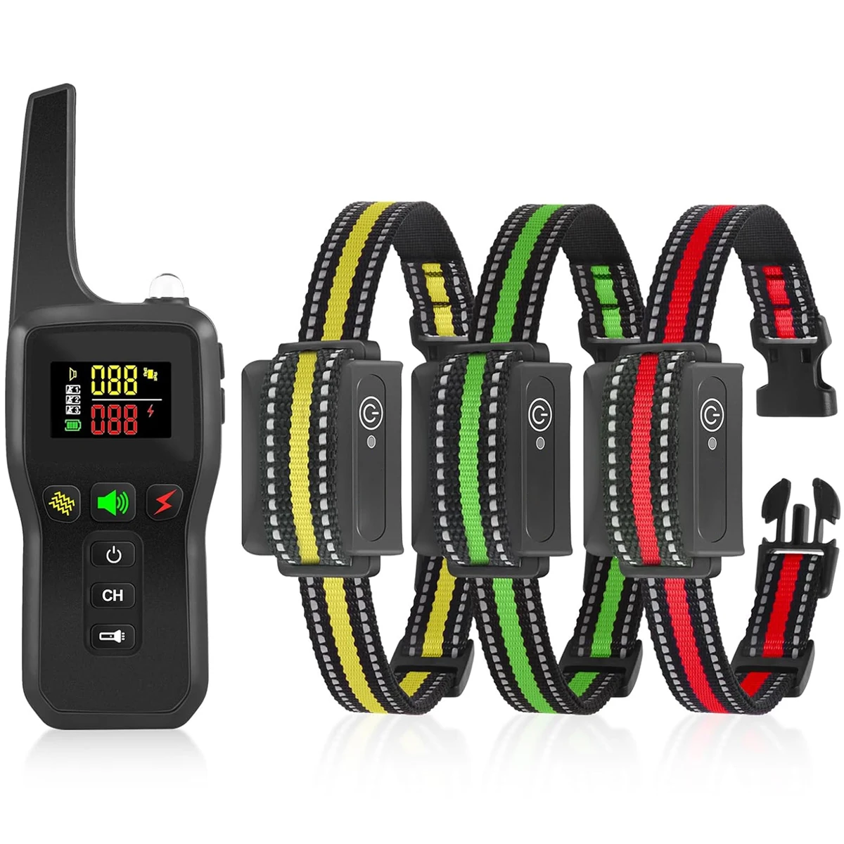 Beep Vibration Shock Dog Training Collar IPx7 Waterproof Bark Control Dog E Collar with Long Distance
Beep Vibration Shock Dog Training Collar IPx7 Waterproof Bark Control Dog E Collar with Long Distance