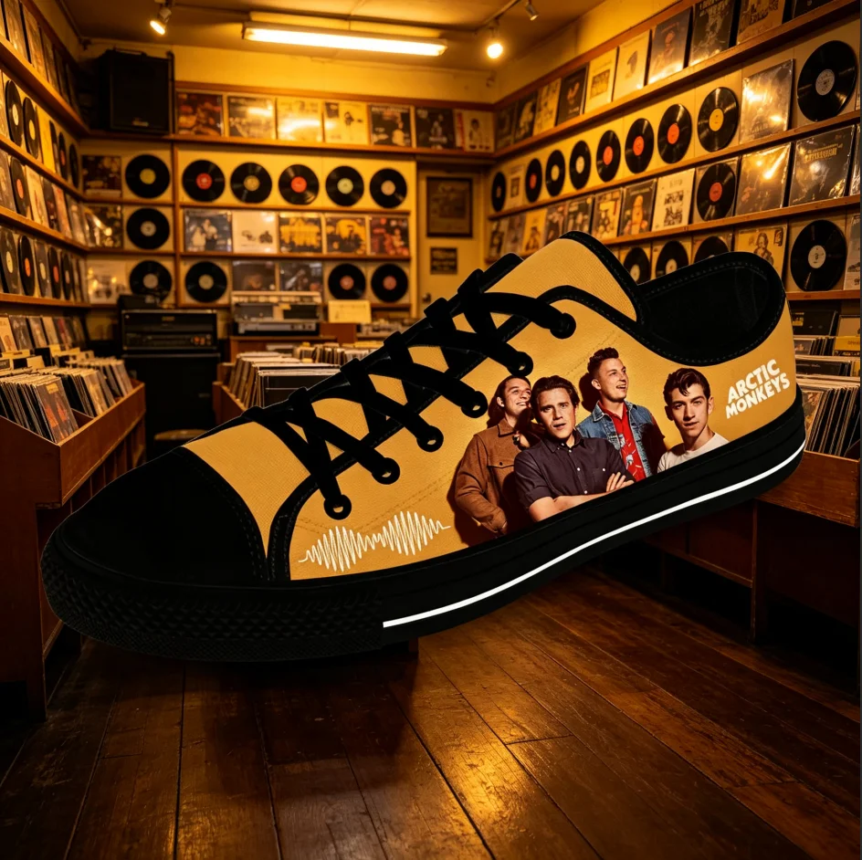Arctic Monkeys Favourite Worst Nightmare Design Canvas Shoes Men Women Low Top Sneakers Rock Music Fan Footwear
Arctic Monkeys Favourite Worst Nightmare Design Canvas Shoes Men Women Low Top Sneakers Rock Music Fan Footwear