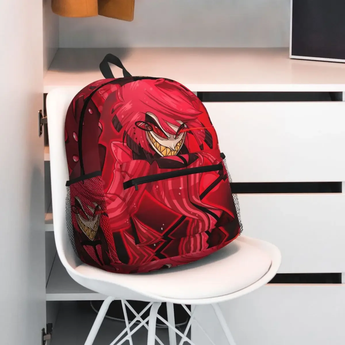 Creative Alastor Hazbin Anime Student Backpack School Bag Hiking Travel Daypack for Men Women Bookbag Shoulder Bags
Creative Alastor Hazbin Anime Student Backpack School Bag Hiking Travel Daypack for Men Women Bookbag Shoulder Bags