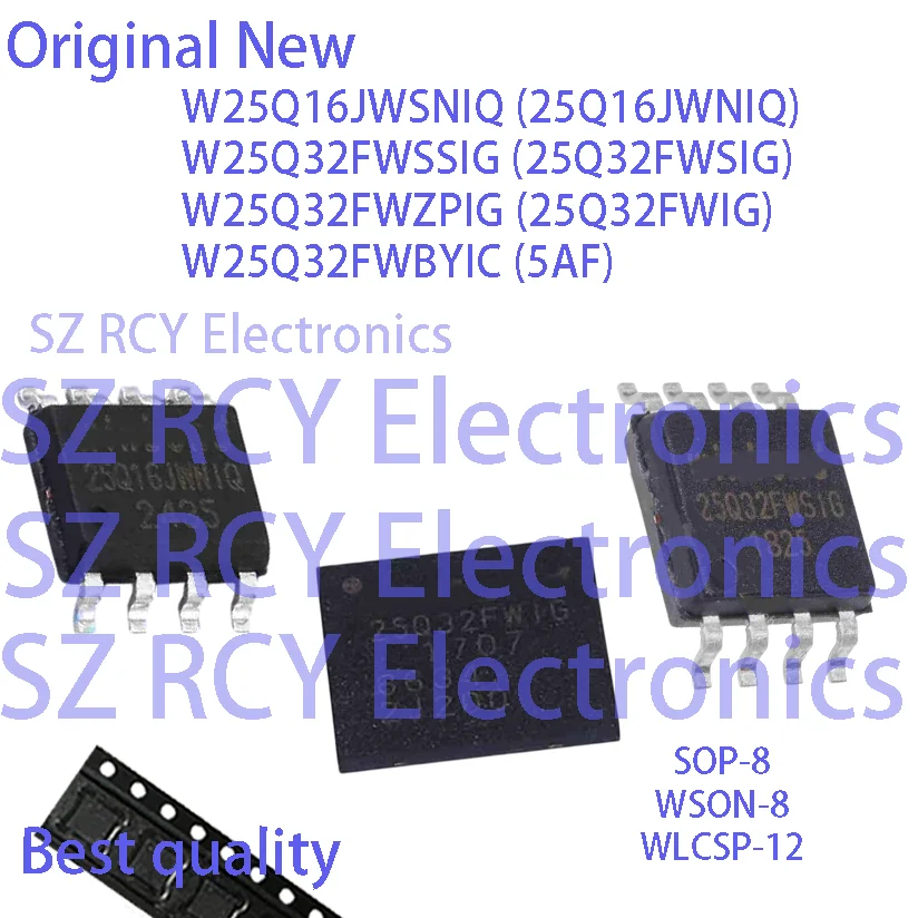 (5-50PCS) W25Q16JWSNIQ 25Q16JWNIQ W25Q32FWSSIG 25Q32FWSIG W25Q32FWZPIG 25Q32FWIG W25Q32FWBYIC 5AF NOR FLASH IC CHIP
(5-50PCS) W25Q16JWSNIQ 25Q16JWNIQ W25Q32FWSSIG 25Q32FWSIG W25Q32FWZPIG 25Q32FWIG W25Q32FWBYIC 5AF NOR FLASH IC CHIP