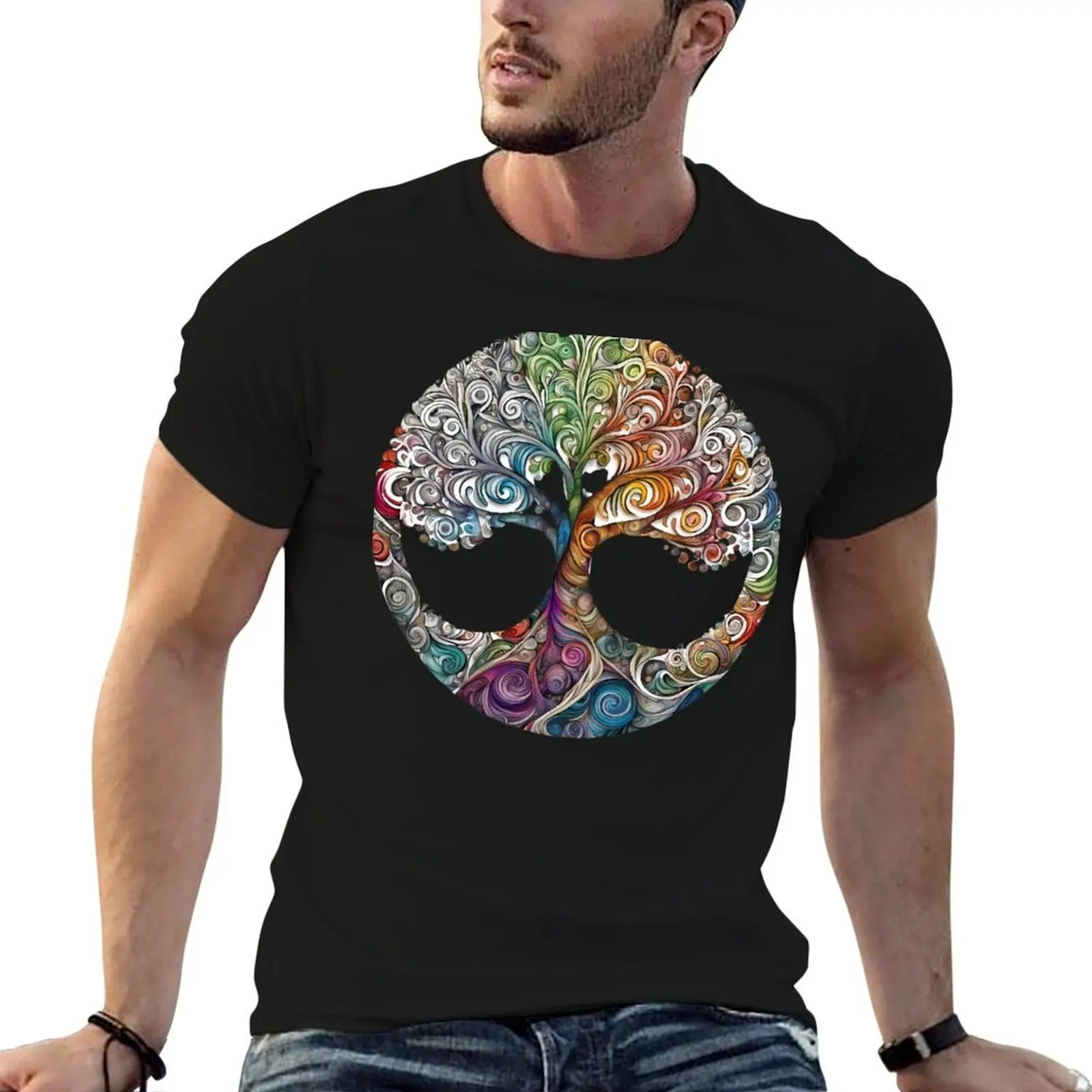 Colorful Tree of Life T-Shirt graphic t shirts man t shirt Blouse custom shirt black t shirts for men
Colorful Tree of Life T-Shirt graphic t shirts man t shirt Blouse custom shirt black t shirts for men
