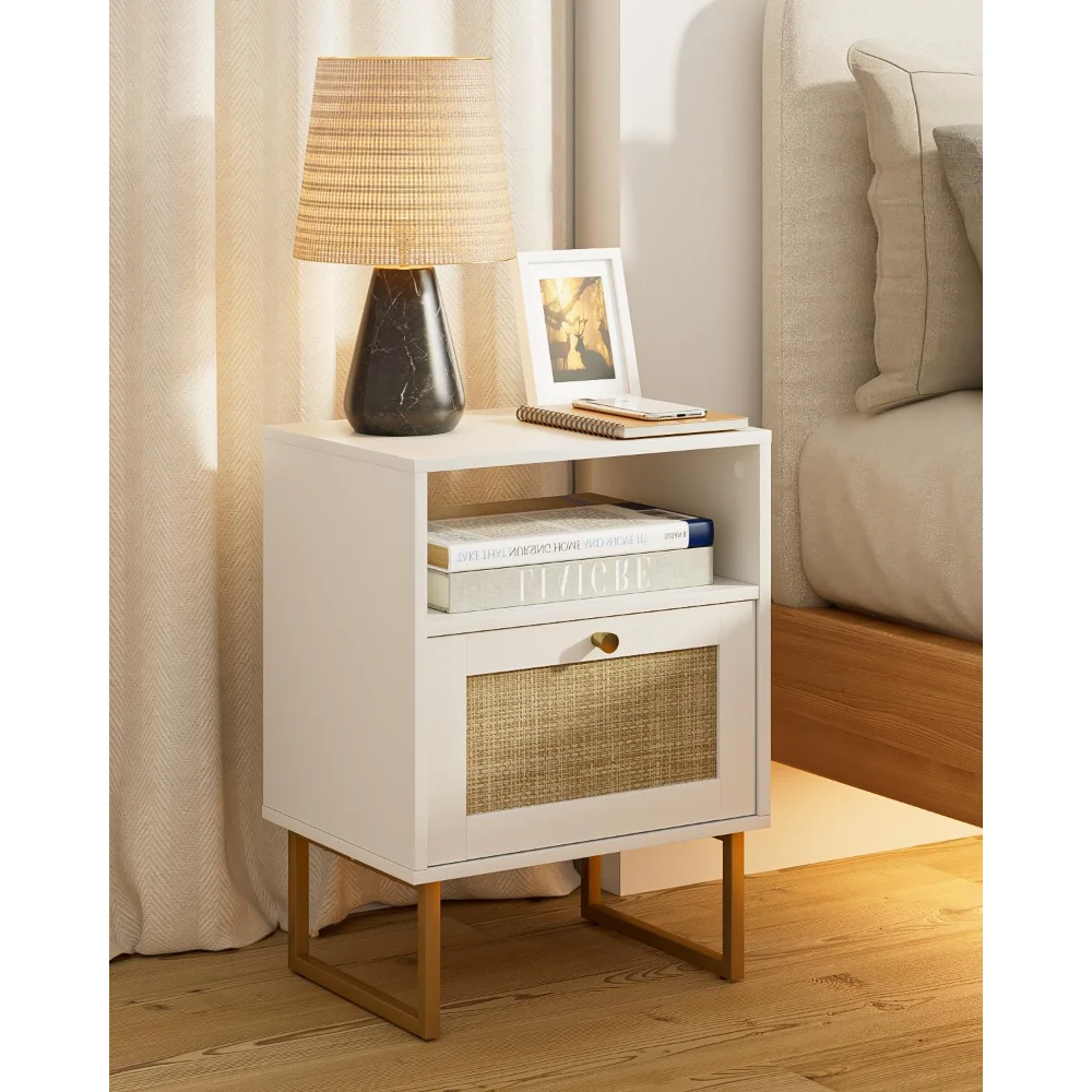 Rattan Nightstand, Boho Night Stand Wood Farmhouse Bedside Table with Storage, Nightstands
Rattan Nightstand, Boho Night Stand Wood Farmhouse Bedside Table with Storage, Nightstands