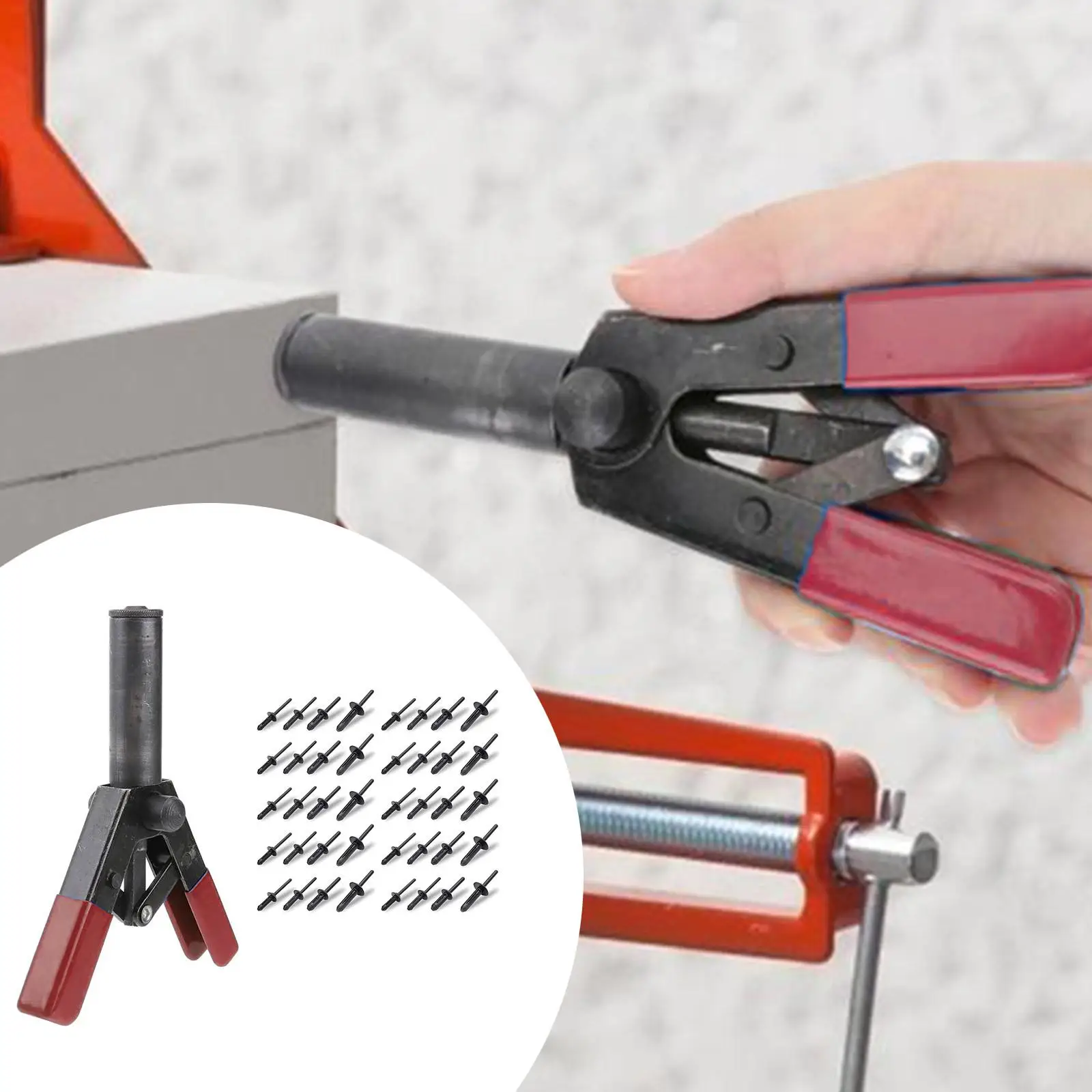 Plastic Rivet Gun 6.3 Inch Poly Hand Riveter Kit For Fastening Door Panels & Automotive Trim With 40 Pieces Of Plastic POM G7H9
Plastic Rivet Gun 6.3 Inch Poly Hand Riveter Kit For Fastening Door Panels & Automotive Trim With 40 Pieces Of Plastic POM G7H9