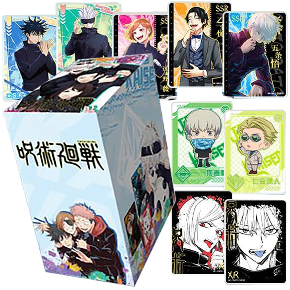 Коллекционная карта Jujutsu Kaisen, фэнтезийный персонаж аниме Okkotsu Yuta Ryomen Sukuna, креативные карты для детей, подарки, изысканные игрушки
Коллекционная карта Jujutsu Kaisen, фэнтезийный персонаж аниме Okkotsu Yuta Ryomen Sukuna, креативные карты для детей, подарки, изысканные игрушки