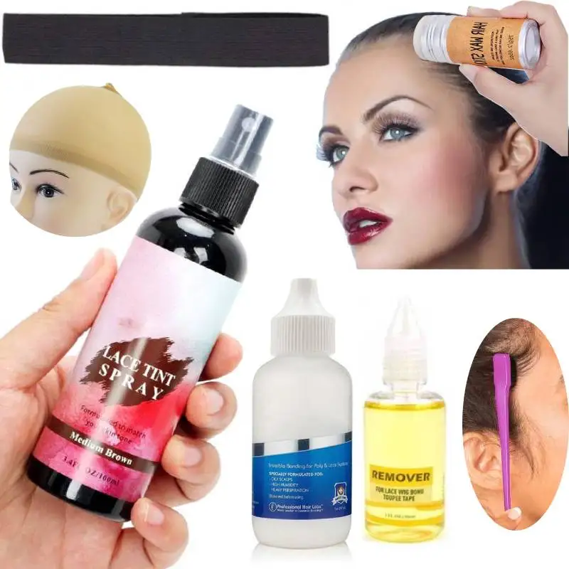 100ML Lace Tint Spray Seamless Finish Glue Adhesive Remover Strong Invisible Lace Glue Headband for Wig Edge Brush and Wig Cap
100ML Lace Tint Spray Seamless Finish Glue Adhesive Remover Strong Invisible Lace Glue Headband for Wig Edge Brush and Wig Cap