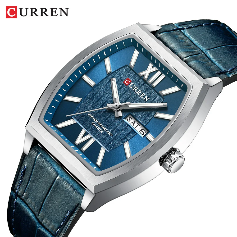 CURREN 8478 Luxury Men's Leather Strap Quartz Watch, Waterproof Dual-calendar Wristwatch, Casual Leather Watch
CURREN 8478 Luxury Men's Leather Strap Quartz Watch, Waterproof Dual-calendar Wristwatch, Casual Leather Watch