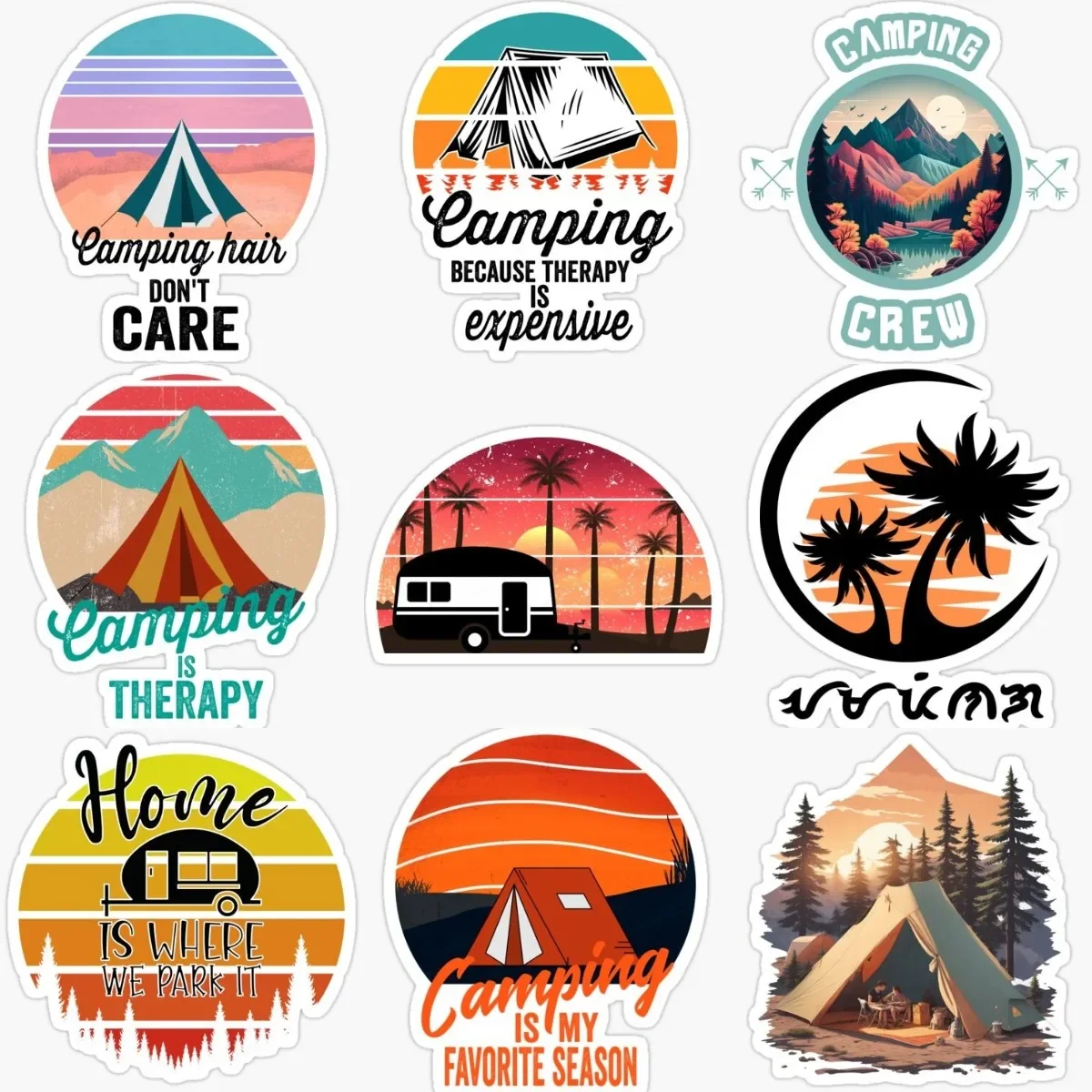 Sunset Camping Adventure Awaits Creative PVC Waterproof Stickers Accessories for Decorate Car Wall Helmet Camper Bumper Van
Sunset Camping Adventure Awaits Creative PVC Waterproof Stickers Accessories for Decorate Car Wall Helmet Camper Bumper Van