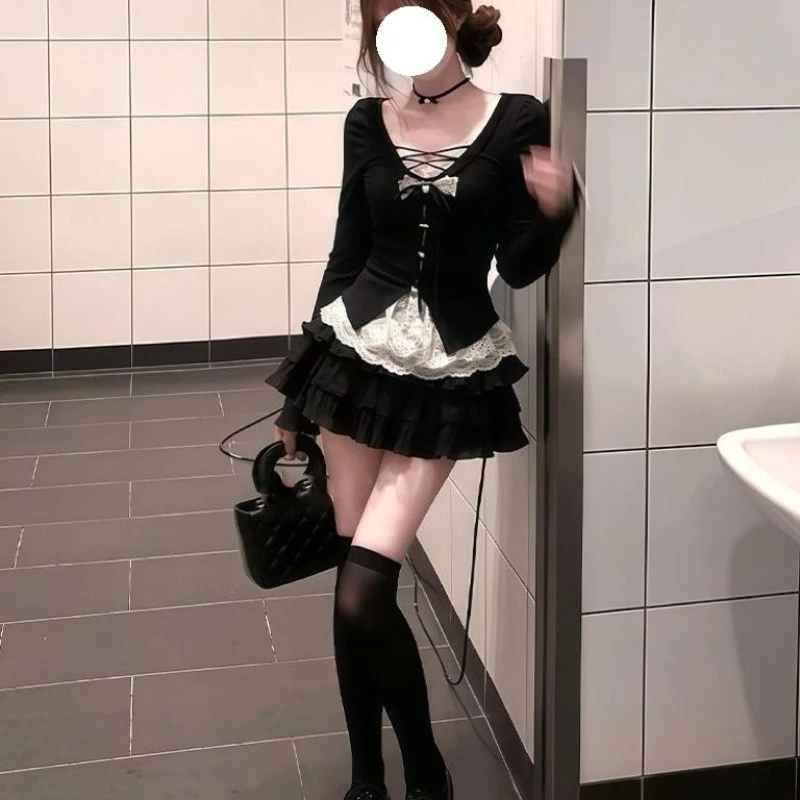 Юбка Костюм Комплекты из двух предметов Женские наряды Лоскутная кружевная туника Топы трапециевидной формы Мини-милые юбки Комплект Roupas Femme Chic Sweet Clothing
Юбка Костюм Комплекты из двух предметов Женские наряды Лоскутная кружевная туника Топы трапециевидной формы Мини-милые юбки Комплект Roupas Femme Chic Sweet Clothing