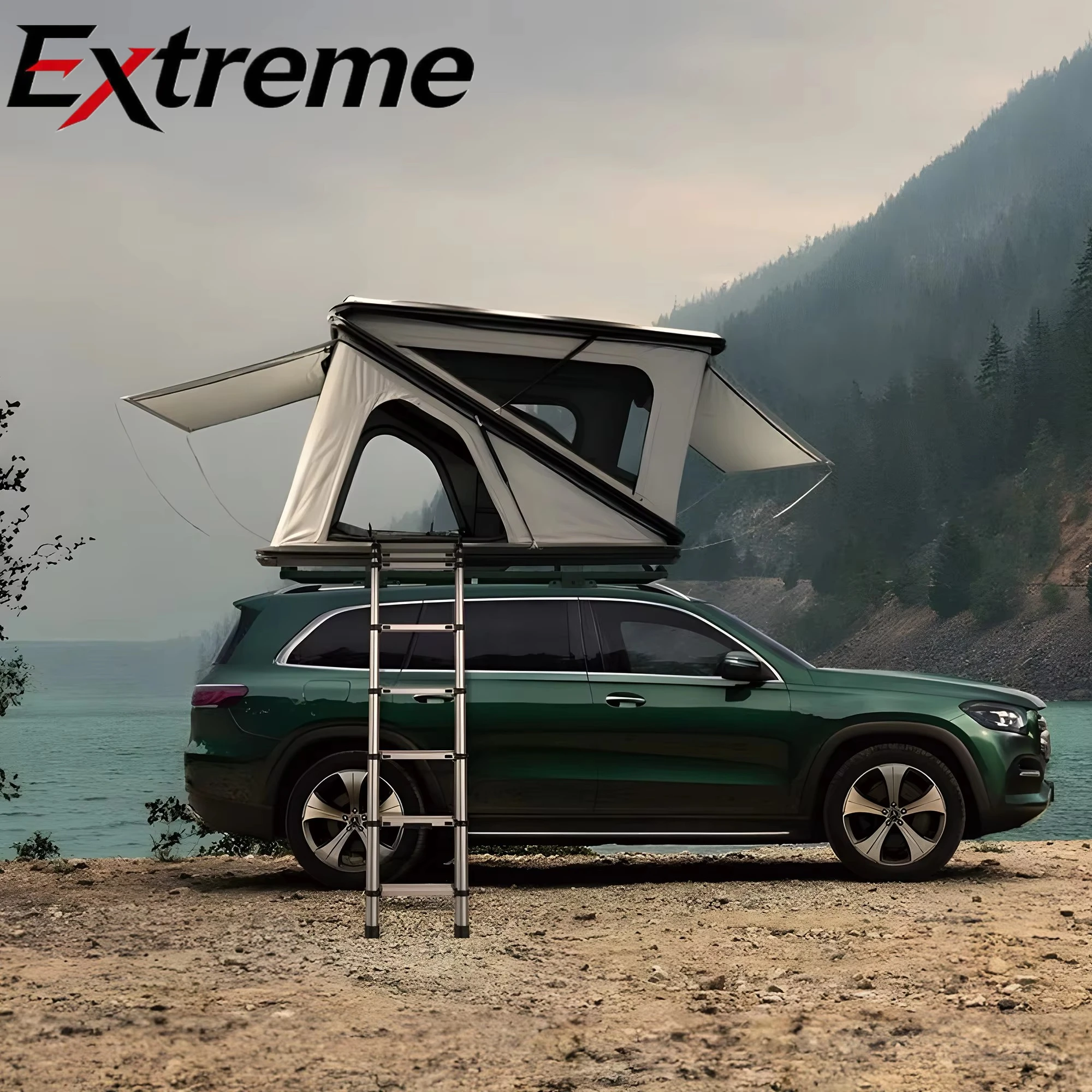 Car Roof Tent for Camping Hard Shell Roof Top Tent Waterproof Four-season Quick Automatic Opening Telescopic Ladder One Bedroom
Car Roof Tent for Camping Hard Shell Roof Top Tent Waterproof Four-season Quick Automatic Opening Telescopic Ladder One Bedroom