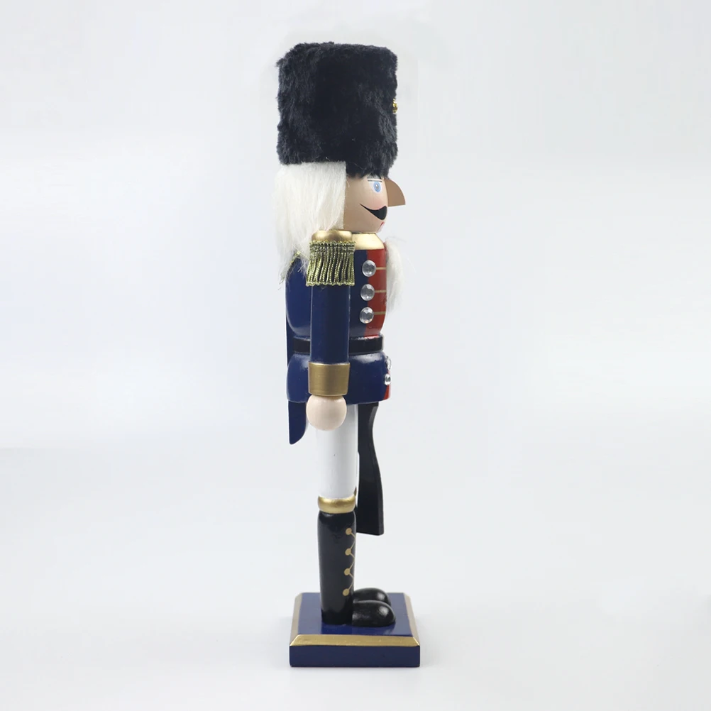 Wood Nutcracker Decoration Christmas Ornament Desktop Festival Decor for Home Hotel Coffee Shop Xmas Table Centerpiece
Wood Nutcracker Decoration Christmas Ornament Desktop Festival Decor for Home Hotel Coffee Shop Xmas Table Centerpiece