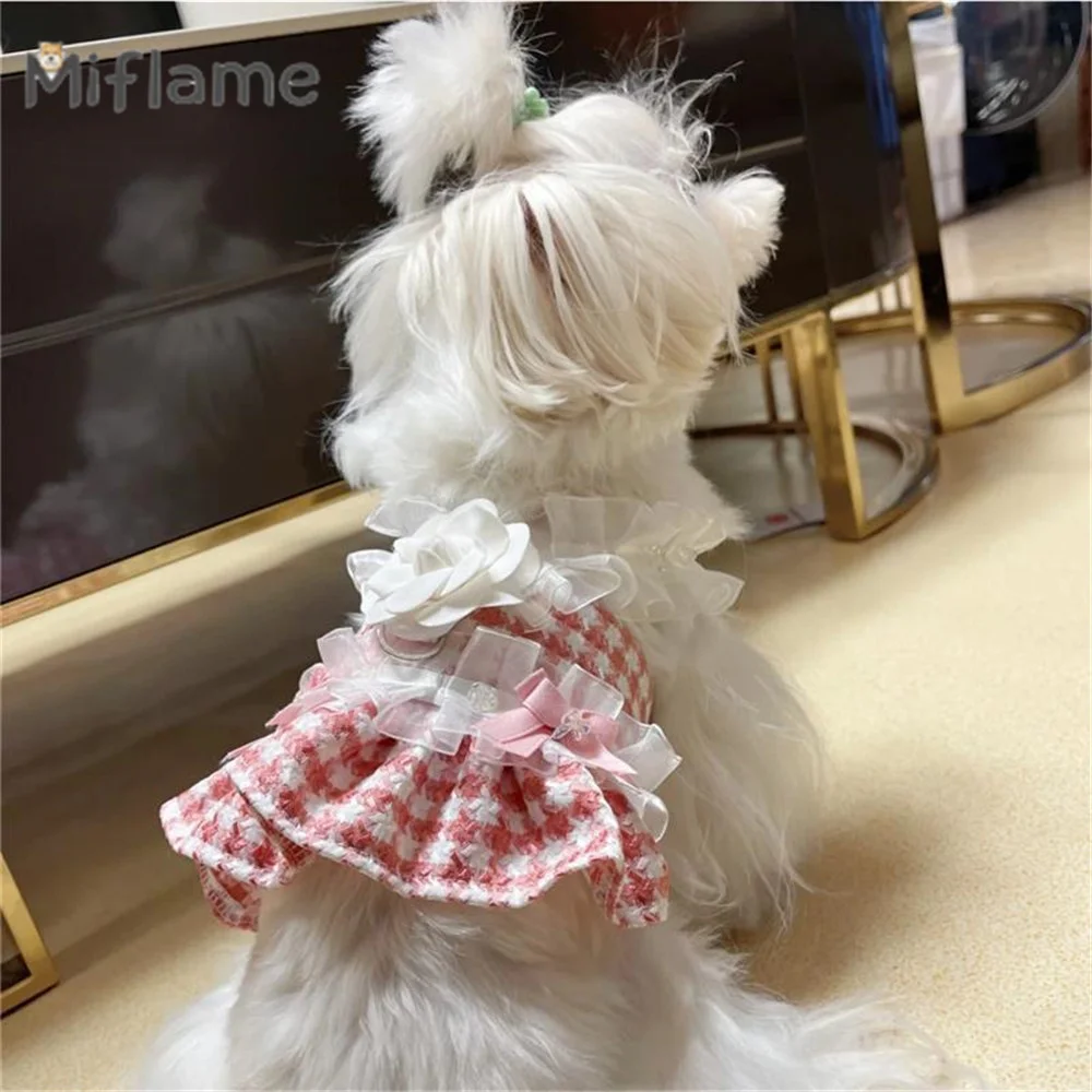 Miflame Fairy Lace Cat Dog Chest Strap Small Flower Pollen Dog Traction Rope Pet Lace Tank Top Bichon Schnauzer Outgoing Rope
Miflame Fairy Lace Cat Dog Chest Strap Small Flower Pollen Dog Traction Rope Pet Lace Tank Top Bichon Schnauzer Outgoing Rope