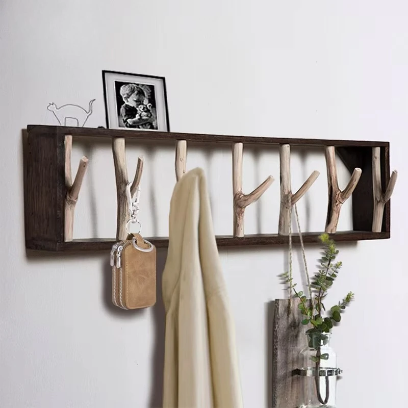 Branch-Style Wooden Wall Hook, Creative Coat Rack for Entryway, Wall-Mounted Clothes and Key Organizer for Living Room
Branch-Style Wooden Wall Hook, Creative Coat Rack for Entryway, Wall-Mounted Clothes and Key Organizer for Living Room