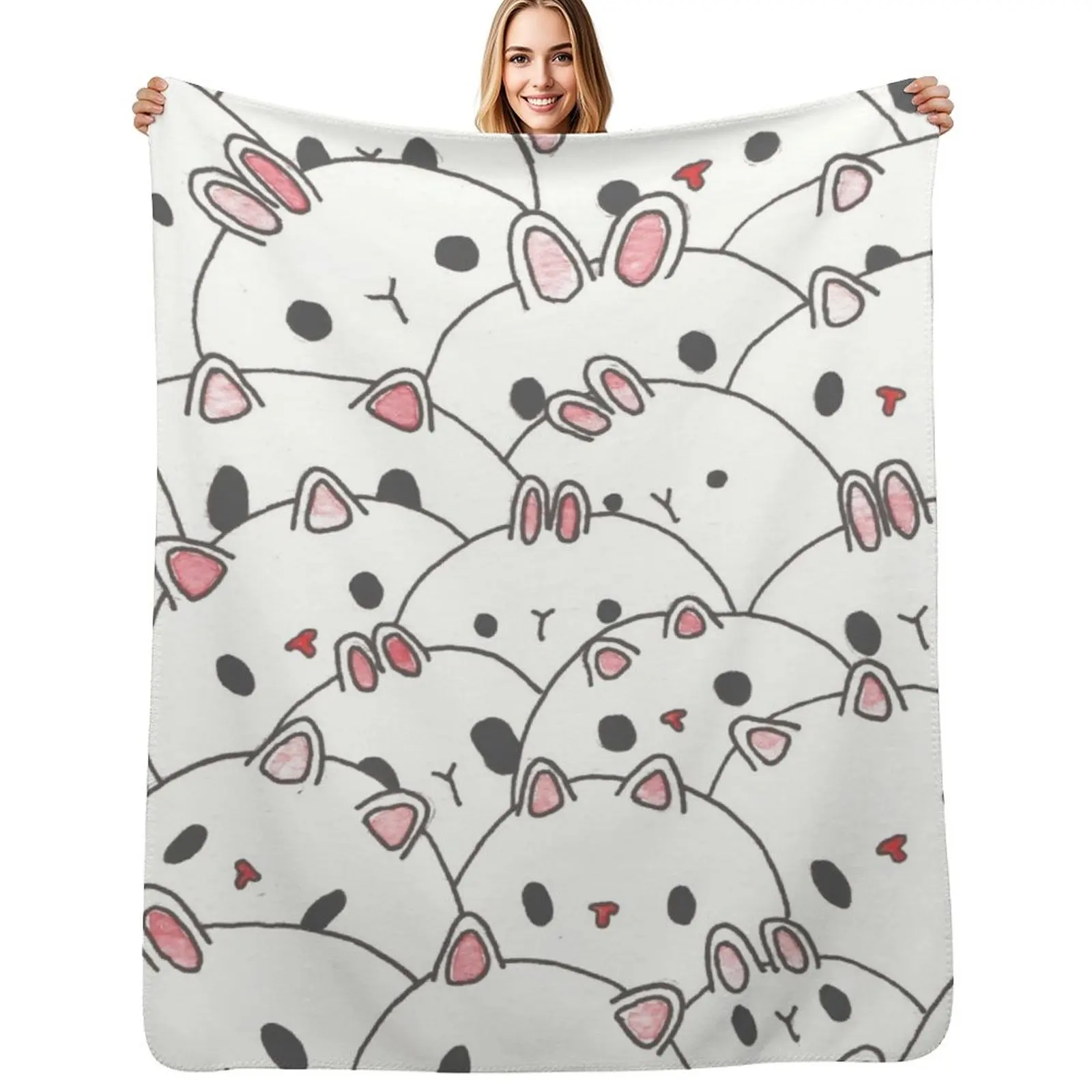 Cute bunnies and cats Throw Blanket Winter beds Beach Summer Beddings Flannel Fabric Blankets
Cute bunnies and cats Throw Blanket Winter beds Beach Summer Beddings Flannel Fabric Blankets