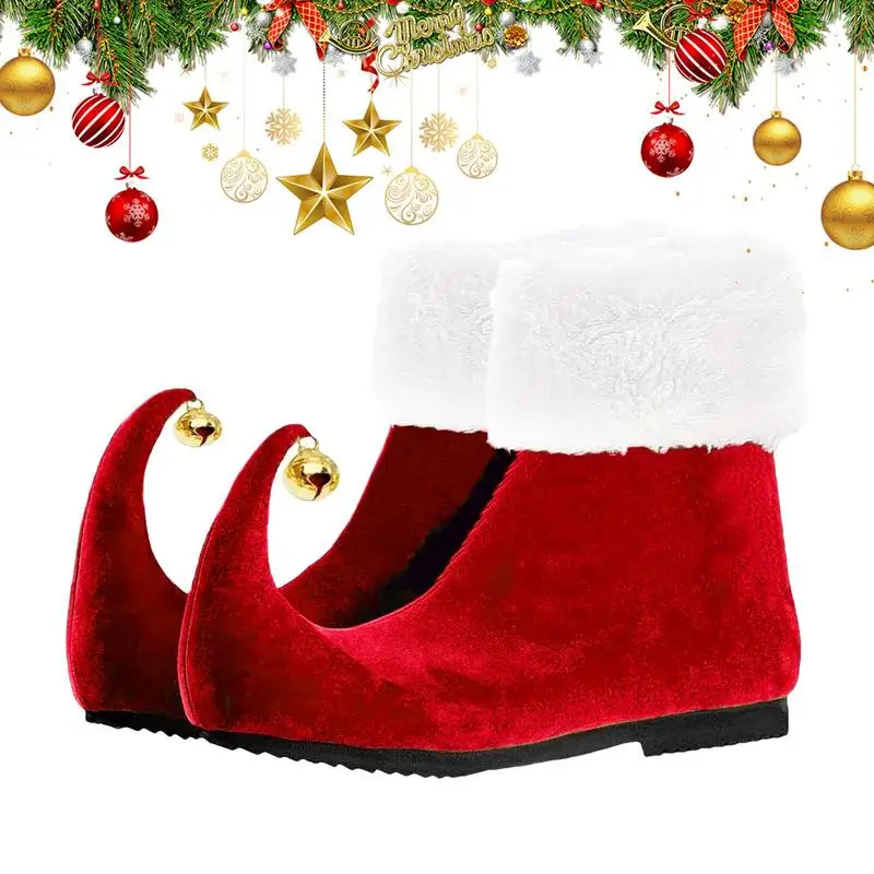 Christmas Adult Elfs Santa Claus Shoes 3 Color Ankle Boots With Bells Role Play Accessories For Party Stage Performance Props
Christmas Adult Elfs Santa Claus Shoes 3 Color Ankle Boots With Bells Role Play Accessories For Party Stage Performance Props