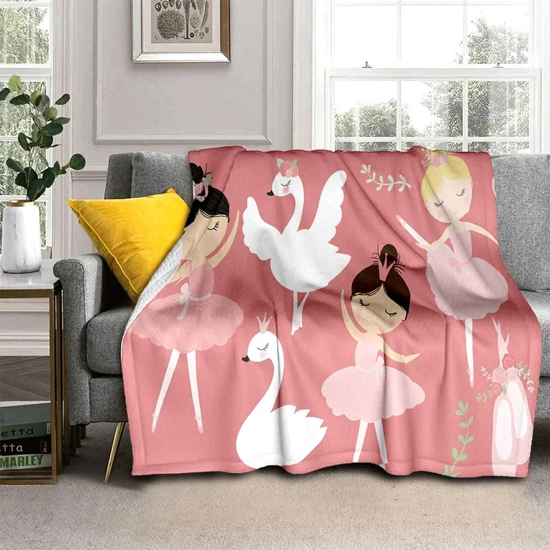 Cartoon 3D Blanket Cute Ballet Girl Ballerina Fairy Swan Unicorn Soft Throw Blanket for Home Bedroom Bed Sofa Picnic Travel Kids
Cartoon 3D Blanket Cute Ballet Girl Ballerina Fairy Swan Unicorn Soft Throw Blanket for Home Bedroom Bed Sofa Picnic Travel Kids