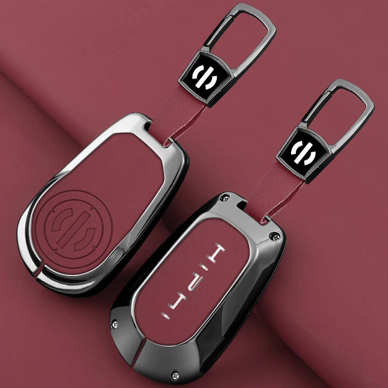 Zinc Alloy Leather Car Key Case for HIPHI X 2023 2024 Hiphi Z Remote Protection Cover Bag Shell Keychain Holder Fob Accessories
Zinc Alloy Leather Car Key Case for HIPHI X 2023 2024 Hiphi Z Remote Protection Cover Bag Shell Keychain Holder Fob Accessories