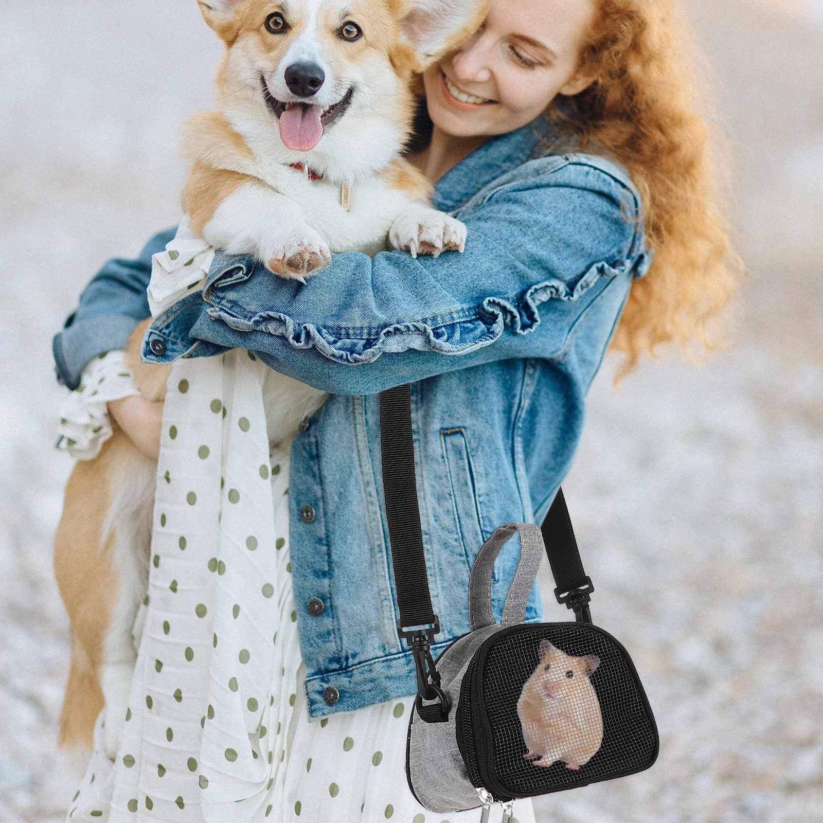 Oxford Cloth Pet Outdoor Carrier Bag Portable Small Animal Travel Carrier Convenient Hamster Accessory
Oxford Cloth Pet Outdoor Carrier Bag Portable Small Animal Travel Carrier Convenient Hamster Accessory