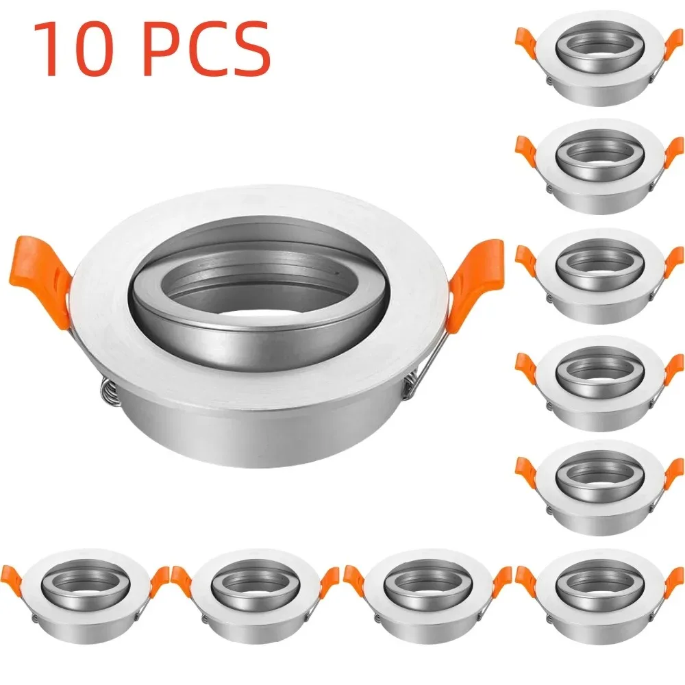 1/10PCS White/Silver/Black GU10 MR16 Aluminum Adjustable Recessed Spot LED Downlight Frame Down Light Fixture Holder Fittings
1/10PCS White/Silver/Black GU10 MR16 Aluminum Adjustable Recessed Spot LED Downlight Frame Down Light Fixture Holder Fittings