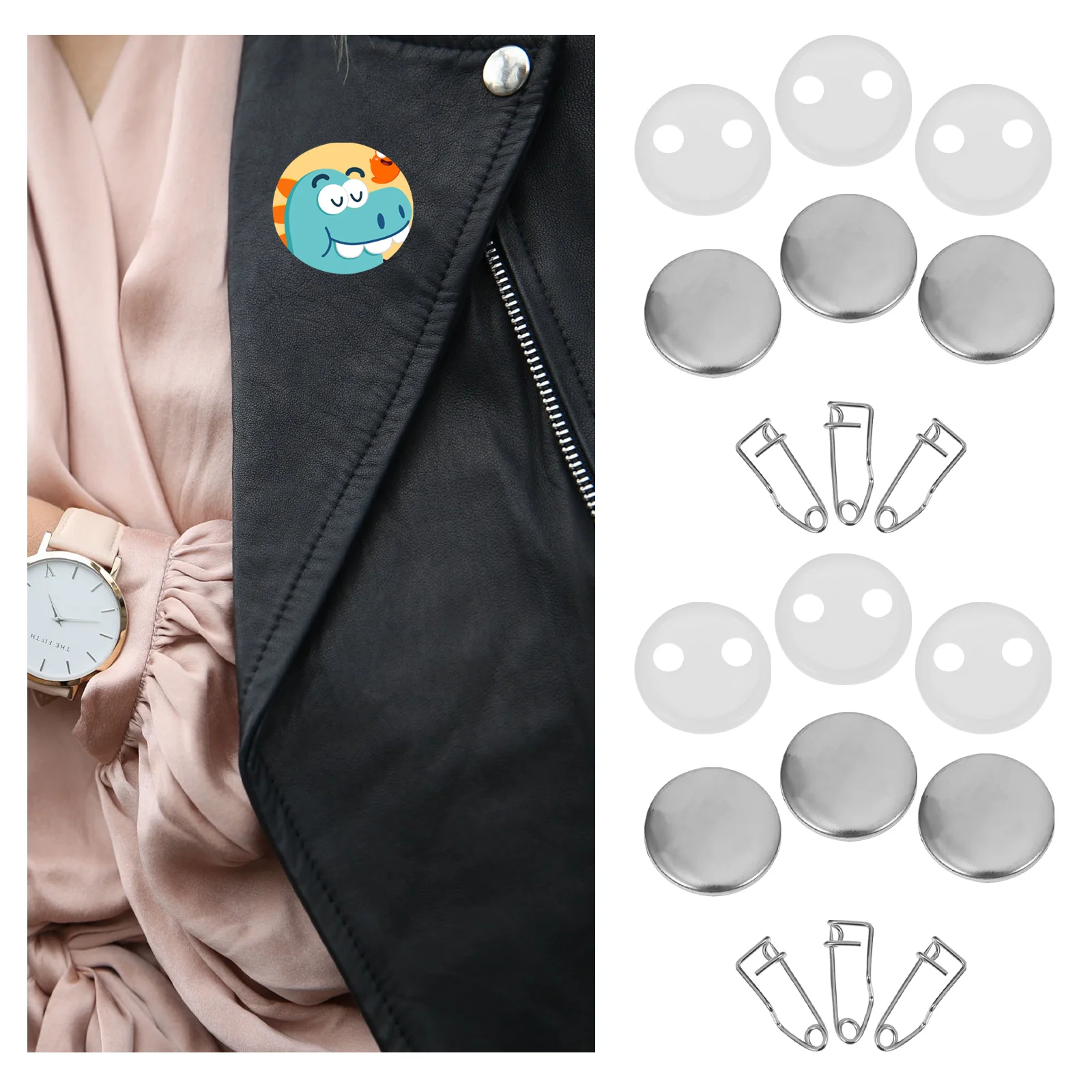 100Sets BlankBadge ButtonParts Transfer PhotoOrnaments Component PinBadges PlasticAlloy HighTransparency Unfinished
100Sets BlankBadge ButtonParts Transfer PhotoOrnaments Component PinBadges PlasticAlloy HighTransparency Unfinished