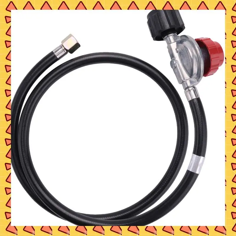 A008 4FT Propane Regulator Hose And Burner Head With Adjustable High Pressure Propane Regulator With Hose And Brass Fitting
A008 4FT Propane Regulator Hose And Burner Head With Adjustable High Pressure Propane Regulator With Hose And Brass Fitting