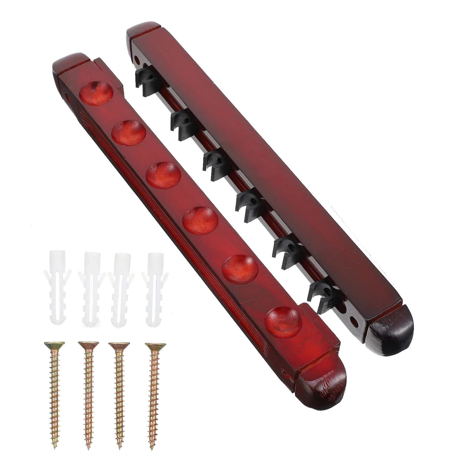 Wooden Billiard Rack Pool Stick Holder Wall-mounted Six Holes Storage Rack Sturdy Practical Long-lasting Gift Idea
Wooden Billiard Rack Pool Stick Holder Wall-mounted Six Holes Storage Rack Sturdy Practical Long-lasting Gift Idea