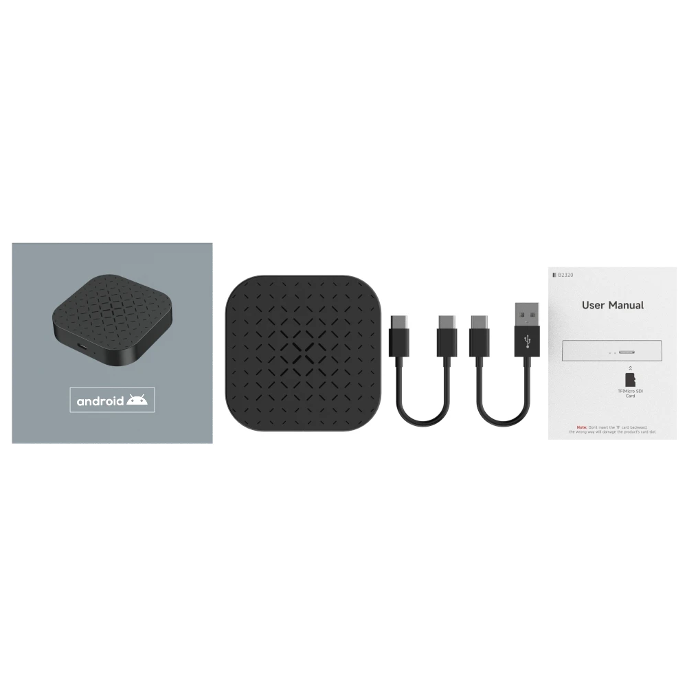New Design Qualcomm Chip Android 11 2+16GB Wireless Carplay Box Wired to Wireless Android AI Box Support Car with Wired Carplay
New Design Qualcomm Chip Android 11 2+16GB Wireless Carplay Box Wired to Wireless Android AI Box Support Car with Wired Carplay
