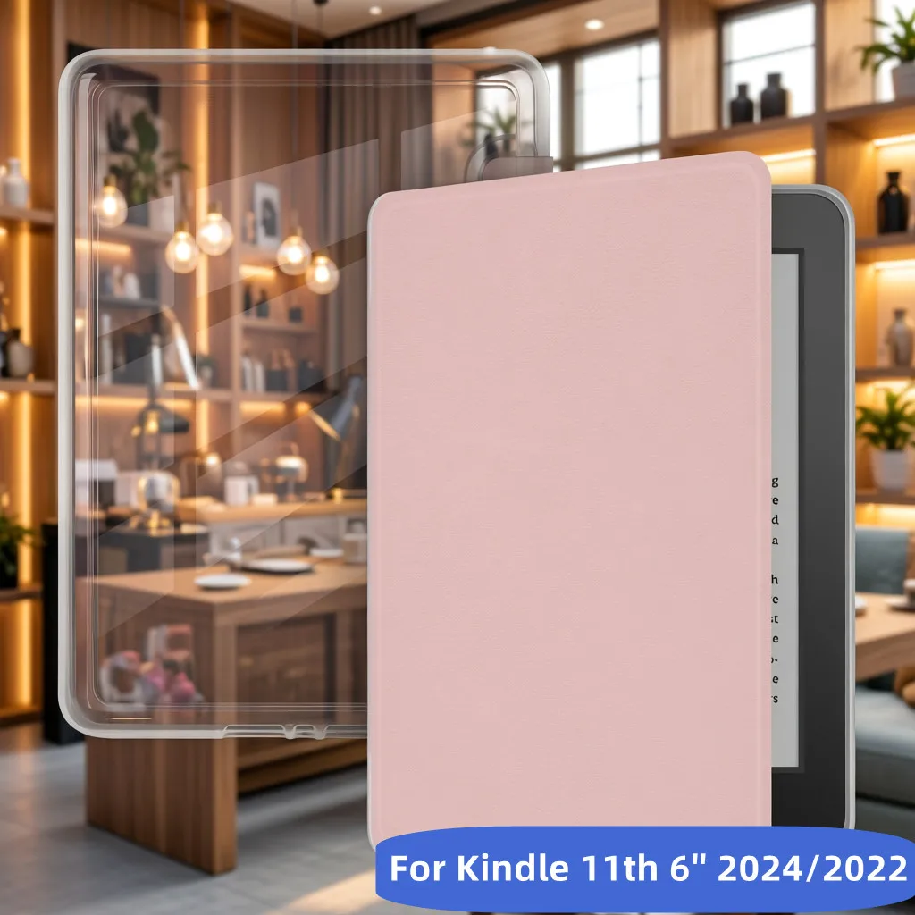 Auto Wake/Sleep Case for New Kindle Basic 11th Generation 2024 2022 Release 6 Inch RS23CV C2V2L3 Ebook Protective Smart Cover
Auto Wake/Sleep Case for New Kindle Basic 11th Generation 2024 2022 Release 6 Inch RS23CV C2V2L3 Ebook Protective Smart Cover