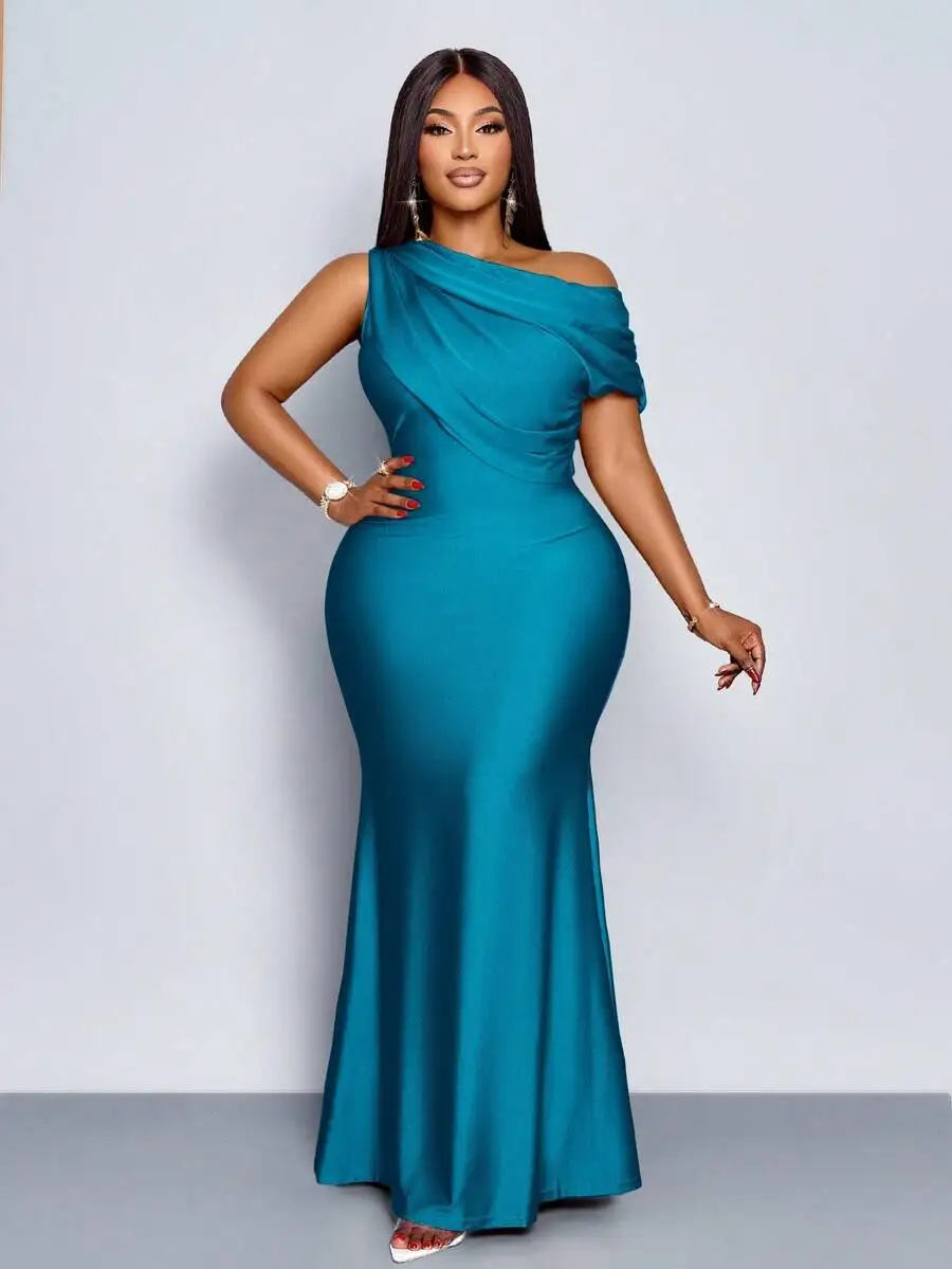Elegant Off-Shoulder Asymmetric Long Dress For Women Formal Party Evening Gown
Elegant Off-Shoulder Asymmetric Long Dress For Women Formal Party Evening Gown