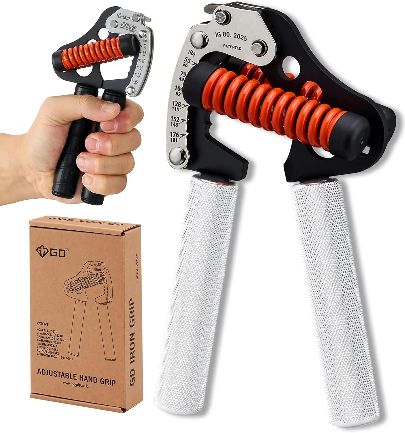 For Athletes, Climbers & Rehabilitation - Iron Adjustable Hand Gripper, Silent & Durable
For Athletes, Climbers & Rehabilitation - Iron Adjustable Hand Gripper, Silent & Durable