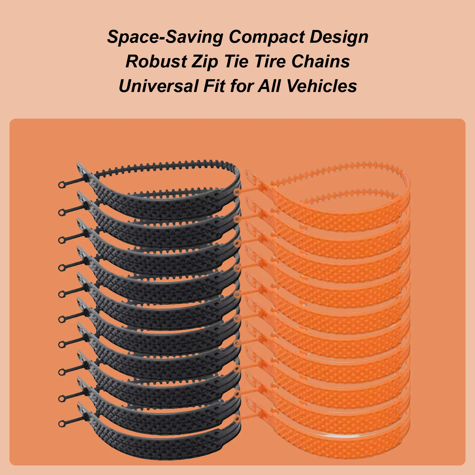 10 Piece Snow Tire Straps Adjustable Anti Skid Traction for Car Van RV Truck SUV Sedan Vehicle Winter Emergency Self Recovery
10 Piece Snow Tire Straps Adjustable Anti Skid Traction for Car Van RV Truck SUV Sedan Vehicle Winter Emergency Self Recovery