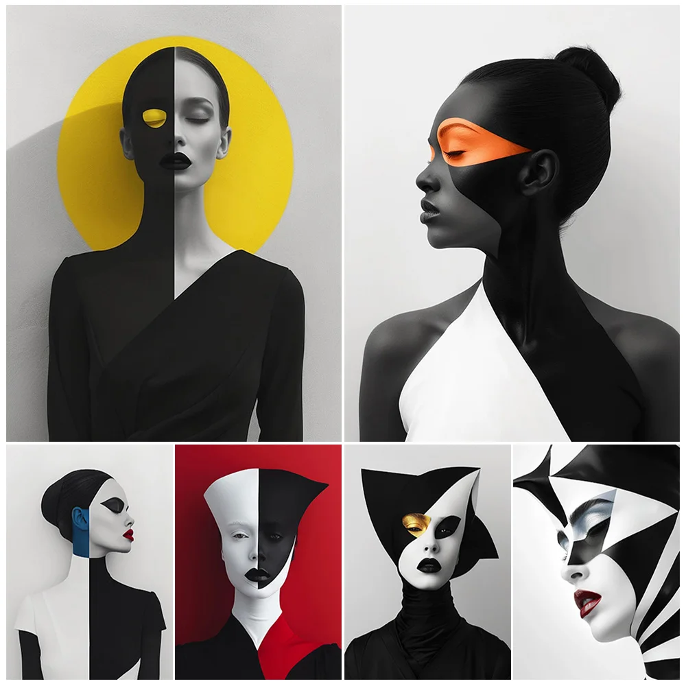 Modern Girl Woman Poster Minimalist Portrait Wall Art Canvas Painting Posters Home Decor Wall Pictures For Living Room Unframed
Modern Girl Woman Poster Minimalist Portrait Wall Art Canvas Painting Posters Home Decor Wall Pictures For Living Room Unframed