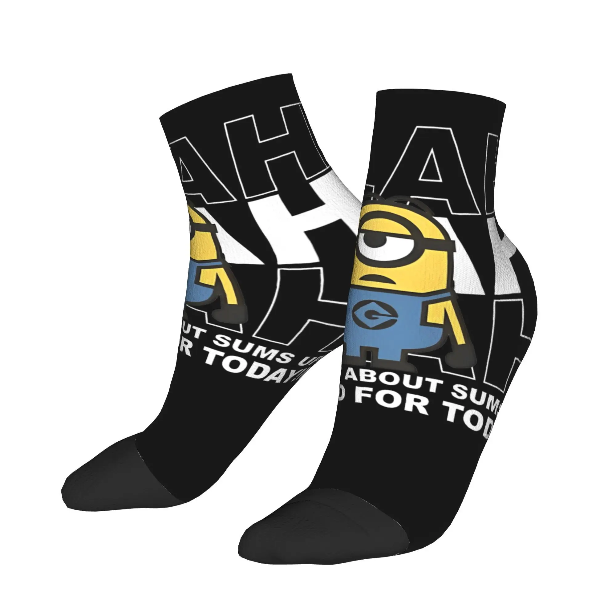 Minions Ankle Socks Stuart Is Blah Today Non Slip Breathable Skateboard Socks For Couple Spring Modern Printed Sock
Minions Ankle Socks Stuart Is Blah Today Non Slip Breathable Skateboard Socks For Couple Spring Modern Printed Sock