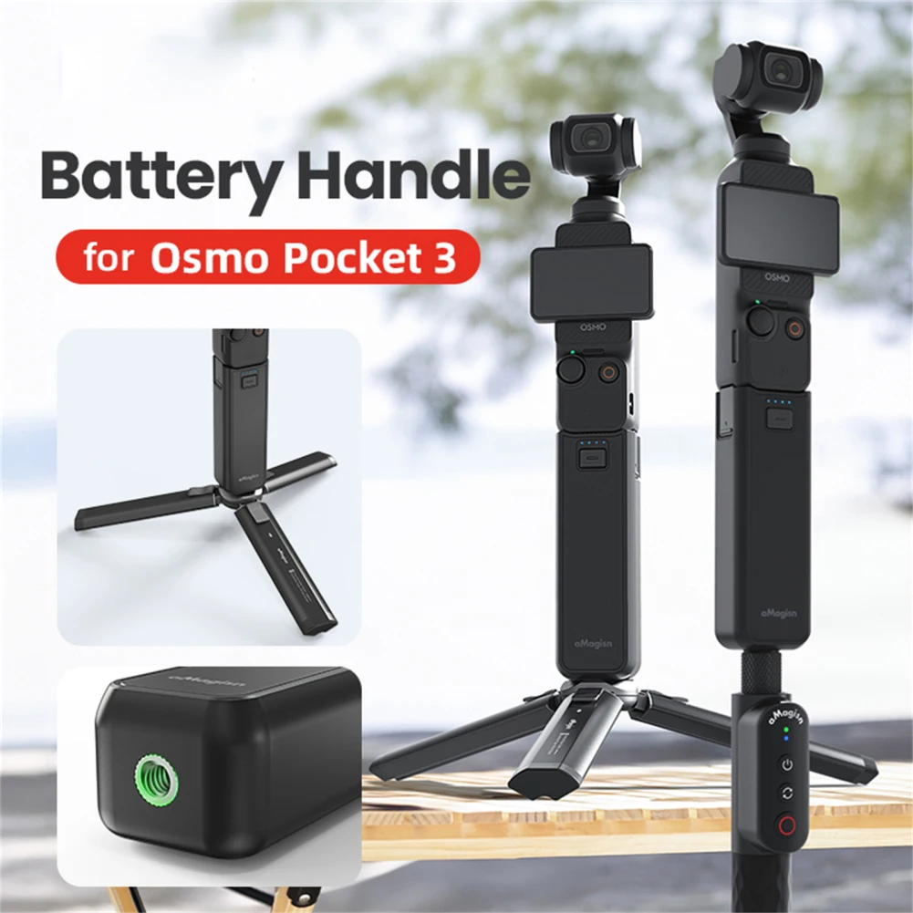 Рукоятка аккумулятора для DJI Osmo Pocket 3 Аксессуары для экшн-камеры портативная ручка зарядное устройство для мобильного зарядного устройства
Рукоятка аккумулятора для DJI Osmo Pocket 3 Аксессуары для экшн-камеры портативная ручка зарядное устройство для мобильного зарядного устройства
