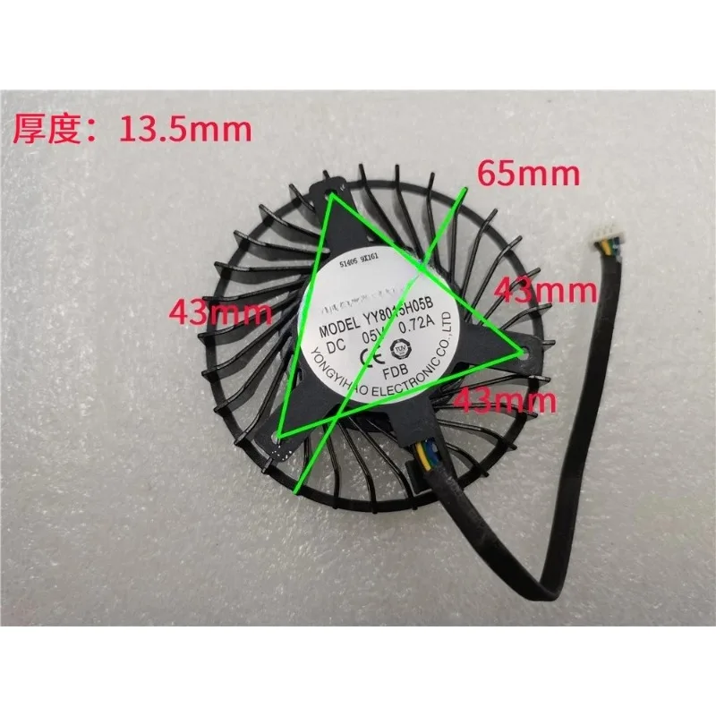 Подходит для охлаждающего вентилятора YY8015H05B WSA08015F05H 5V MT41A MT31SA, 1 шт.
Подходит для охлаждающего вентилятора YY8015H05B WSA08015F05H 5V MT41A MT31SA, 1 шт.