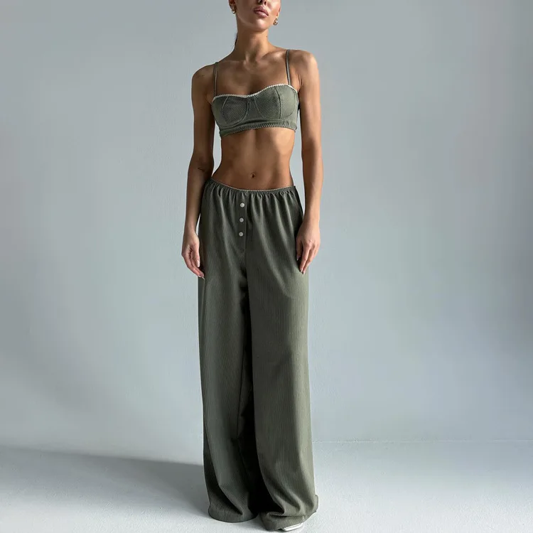2026 Casual Ladies Nightgowns Set Backless Sleepwear Spaghetti Strap Pajamas Crop Top Nightie Pants Female Nightwear Suit
2026 Casual Ladies Nightgowns Set Backless Sleepwear Spaghetti Strap Pajamas Crop Top Nightie Pants Female Nightwear Suit