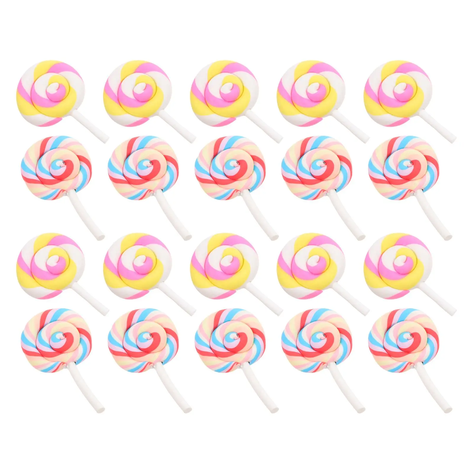 20 Pcs Resin Miniature Colorful Miniature House Decors Lollipop Models Decorations Bright Color DIY Crafts Supplies
20 Pcs Resin Miniature Colorful Miniature House Decors Lollipop Models Decorations Bright Color DIY Crafts Supplies