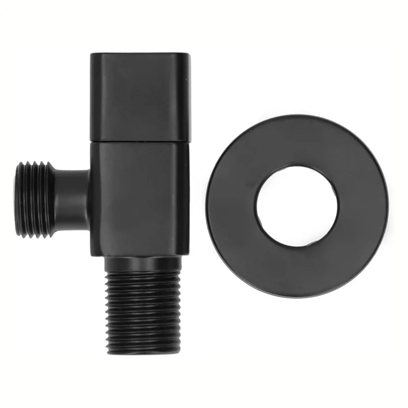 Angle Valve Black G1/2 Thread Water Stop Mixer Valve Cold Hot Water Adapter for Bathroom Toilet Basin Kitchen Sink Plumbing
Angle Valve Black G1/2 Thread Water Stop Mixer Valve Cold Hot Water Adapter for Bathroom Toilet Basin Kitchen Sink Plumbing