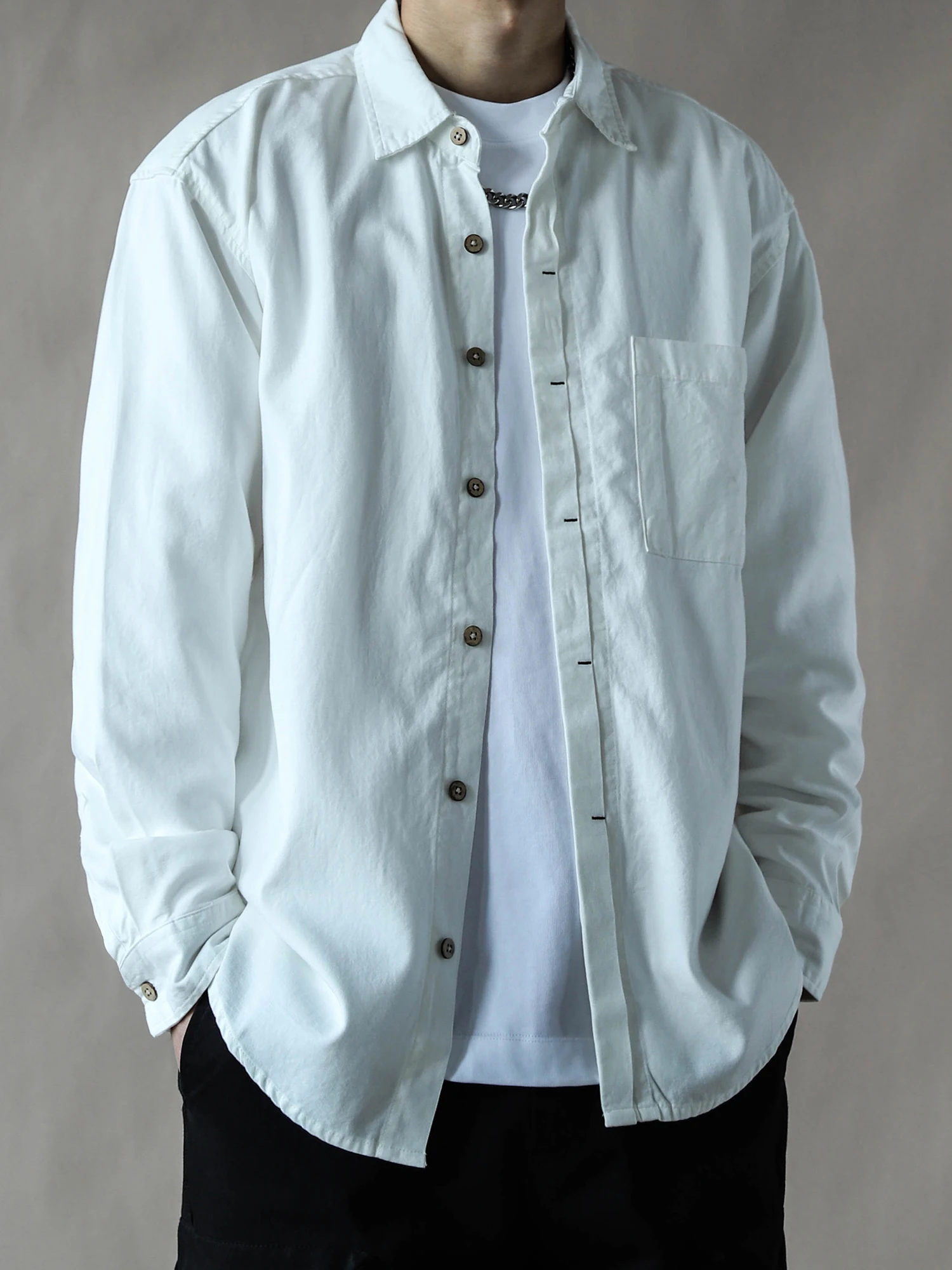 American Workwear Style Long Sleeve Loose Men's Shirt Casual Simple High Quality White Cotton Lenzing Fiber Blend Resistant t...
American Workwear Style Long Sleeve Loose Men's Shirt Casual Simple High Quality White Cotton Lenzing Fiber Blend Resistant t...