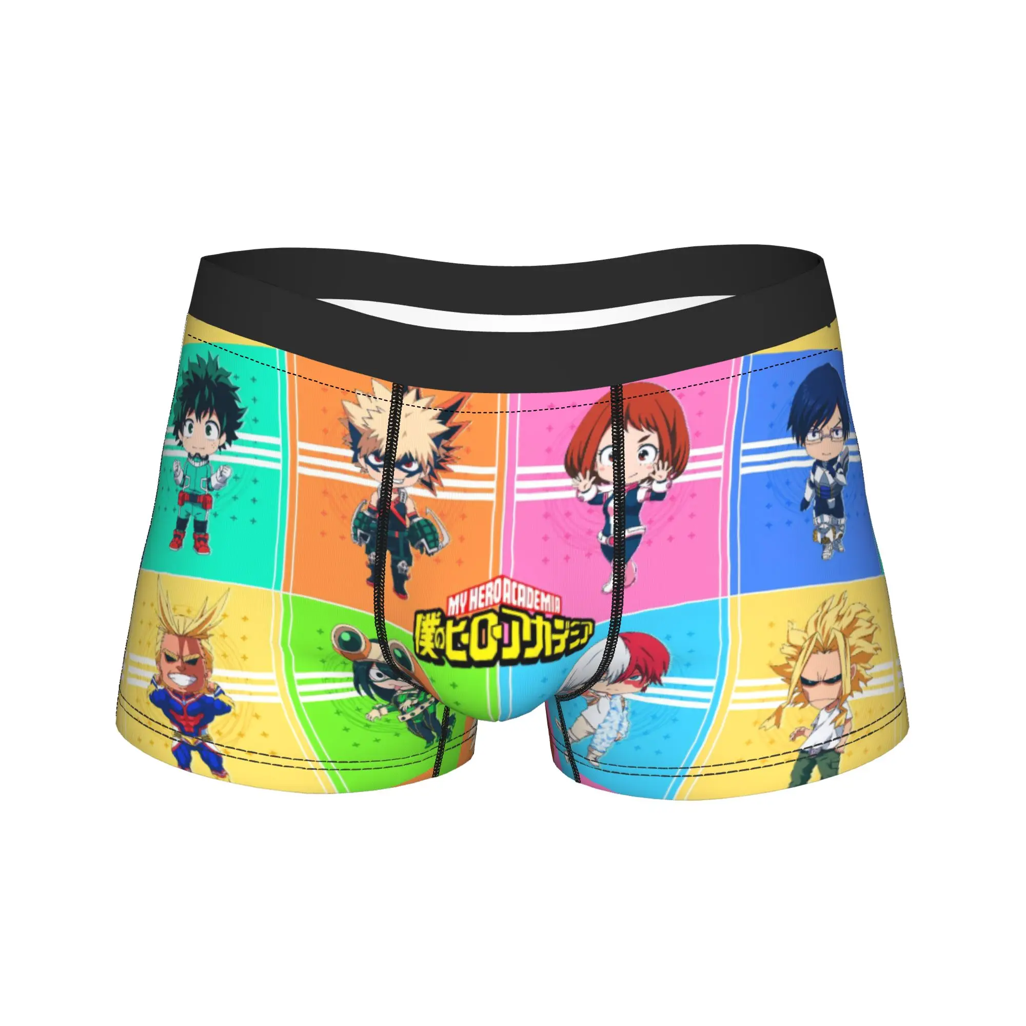 Мужское нижнее белье My Hero Academia Anime Long Underwear Deku Bakugo, забавные трусы-боксеры, шорты, трусики, мужские дышащие трусы больших размеров
Мужское нижнее белье My Hero Academia Anime Long Underwear Deku Bakugo, забавные трусы-боксеры, шорты, трусики, мужские дышащие трусы больших размеров