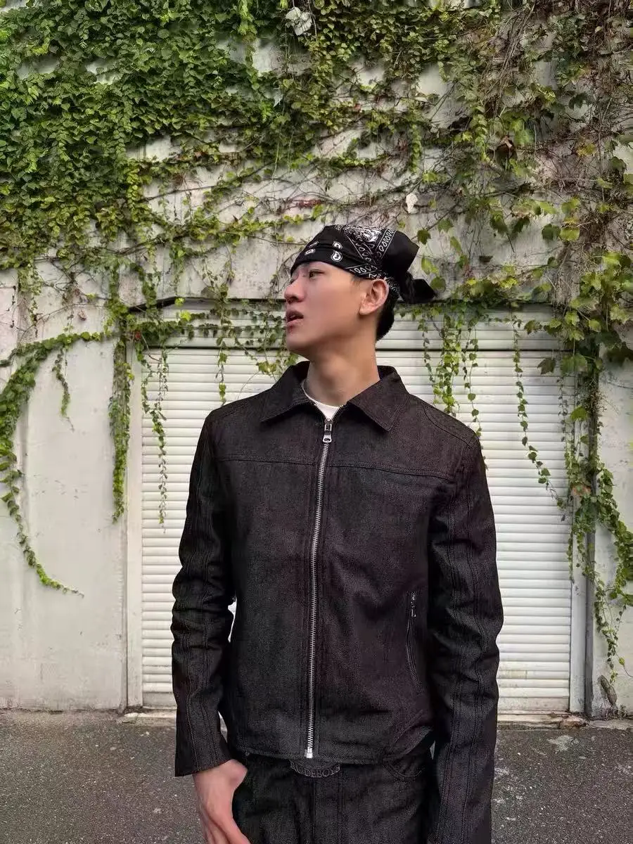 Мужская джинсовая куртка Original Wide ort Haome oulder в американском ретро-стиле с пэчворком, многослойная верхняя одежда
Мужская джинсовая куртка Original Wide ort Haome oulder в американском ретро-стиле с пэчворком, многослойная верхняя одежда